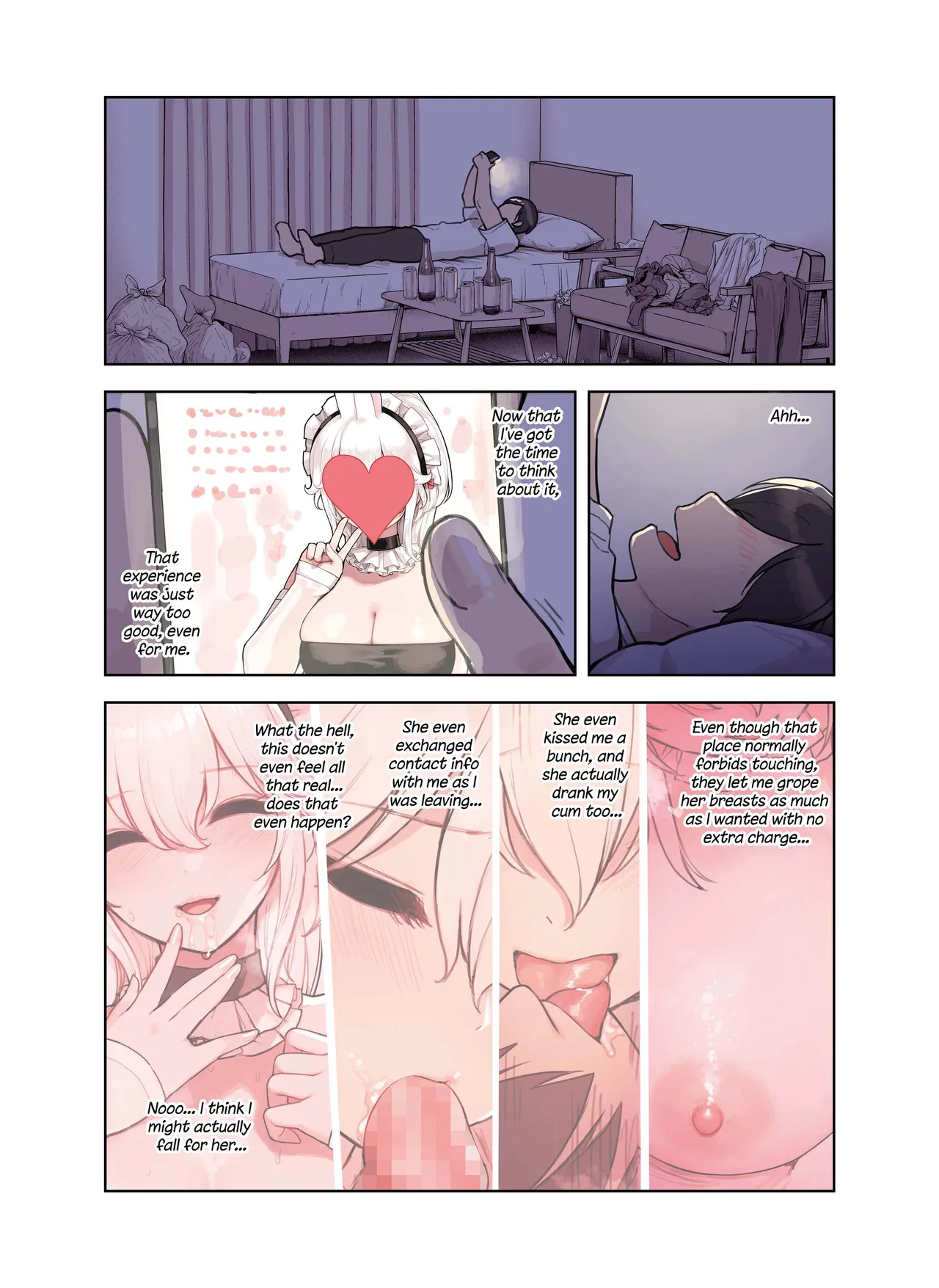 [Fukurasuzume (Sunaba Suzume)] The Handjob Parlor’s Most Popular Kemomimi Girl (Part 1 of 3) [English] [Your Deer Friends Black] numero di immagine  33