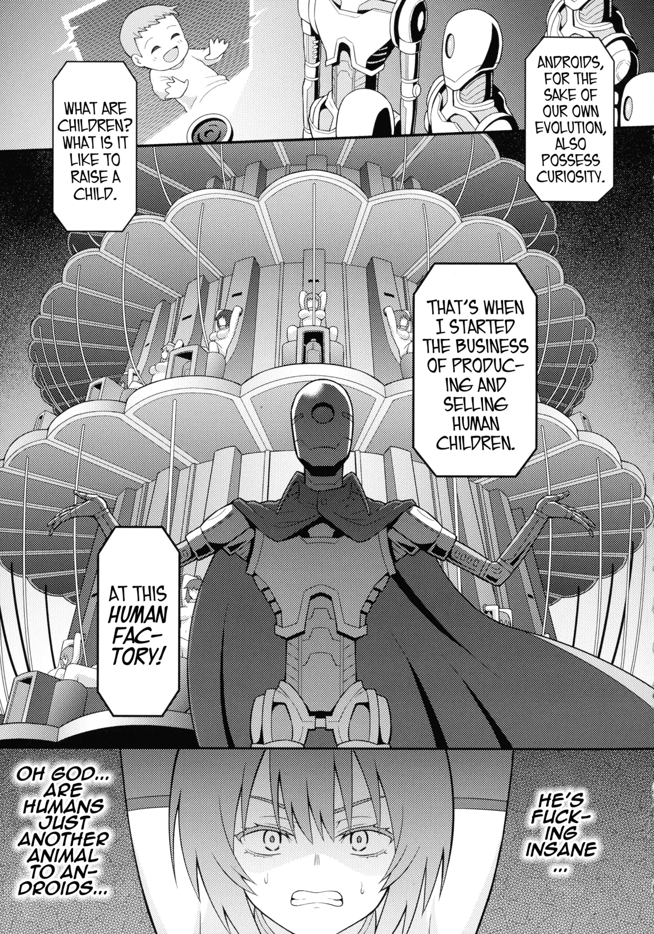 [Hitsumabushi] Chingularity ~Futanari Sakusei Shussan Koujou~ | Chingulariy ~Futanari Semen Milking and Birthing Factory~ (2D Comic Magazine Futanari Ningen Bokujou Sakusei & Naedoko Heroine Tairyou Nyuuka! Vol. 2) [Digital] [English] (Pangean) image number 9