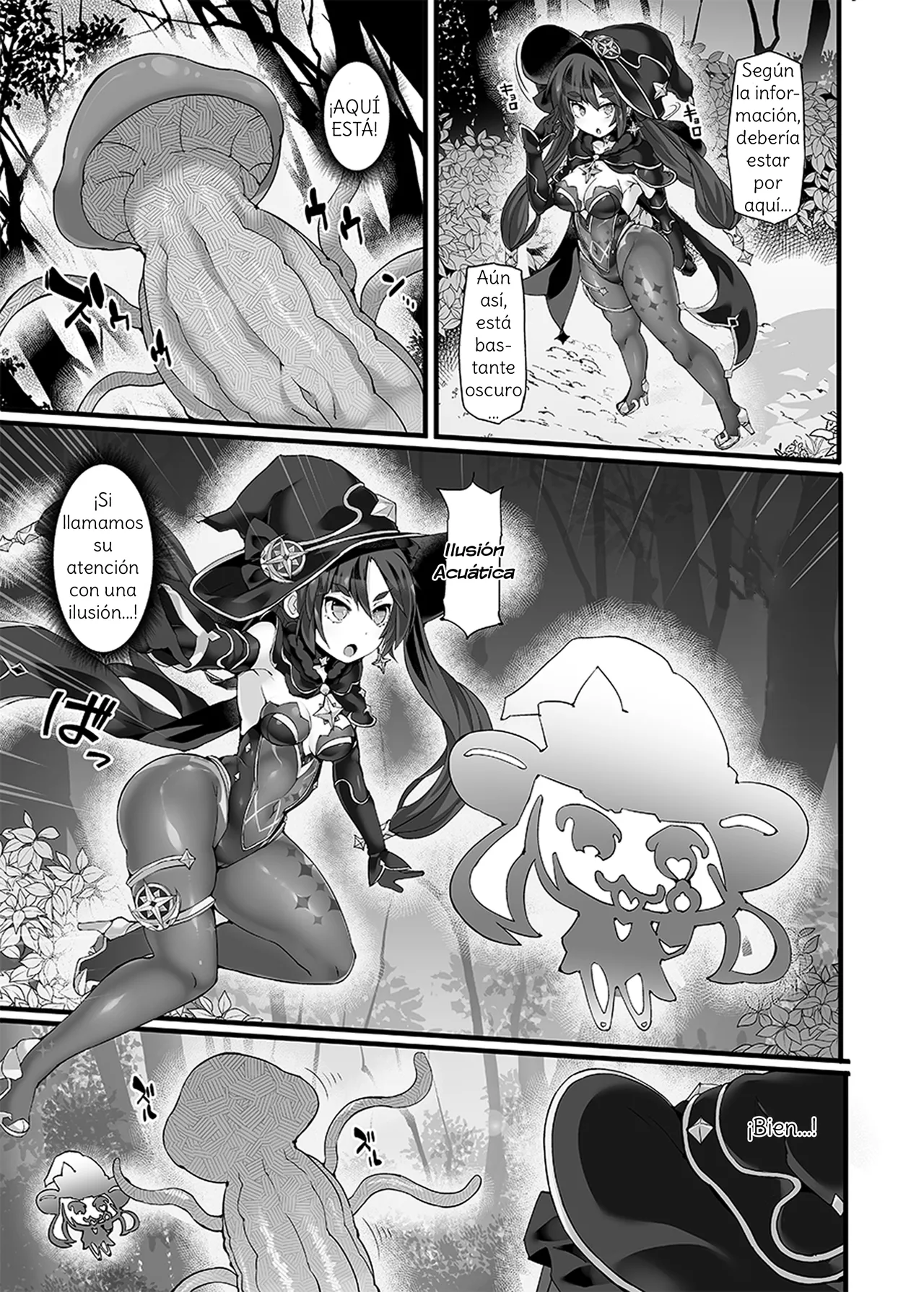 [Stapspats (Hisui)] Idainaru Senseijutsushi no Watashi ga Kinokon Gotoki ni Makeru Hazu ga Arimasen. | No hay forma que yo, la gran Astróloga, pueda ser derrotada por un Hongo. (Genshin Impact) [Spanish] [Digital] Bildnummer 6