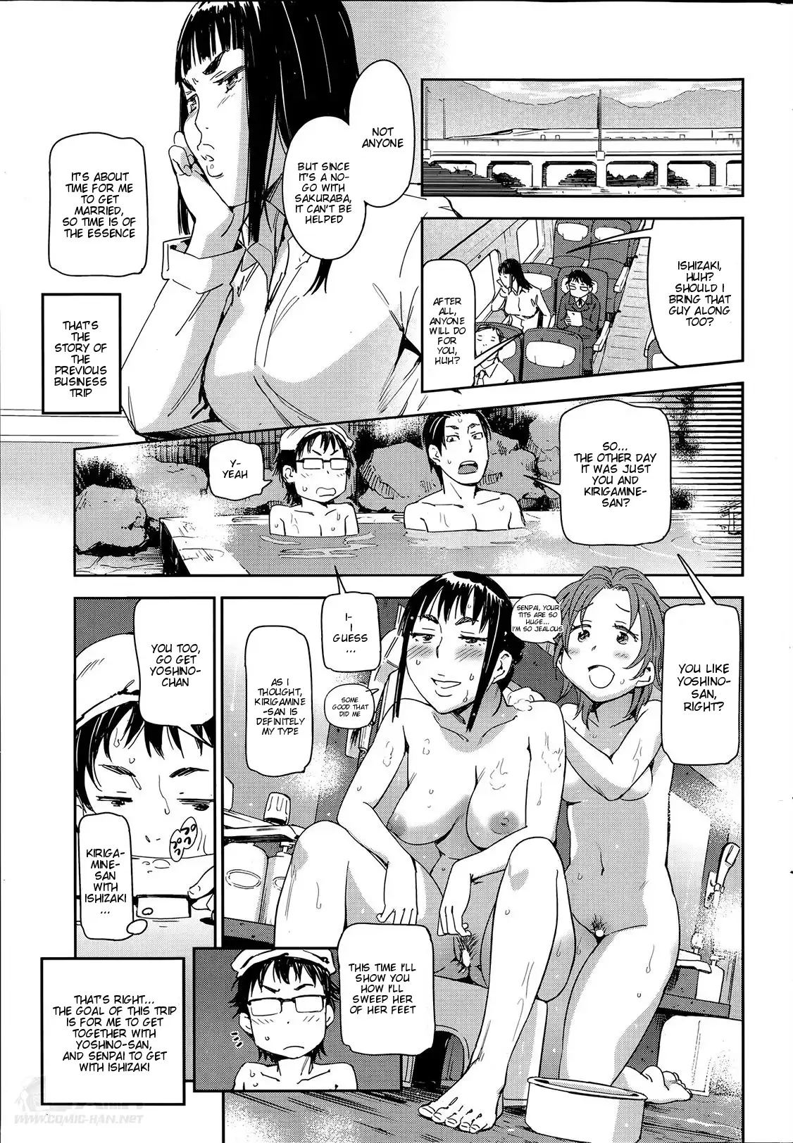 (Konchiki) We're Going On A Business Trip, Sakuraba! [English] [Natty Translations] image number 7