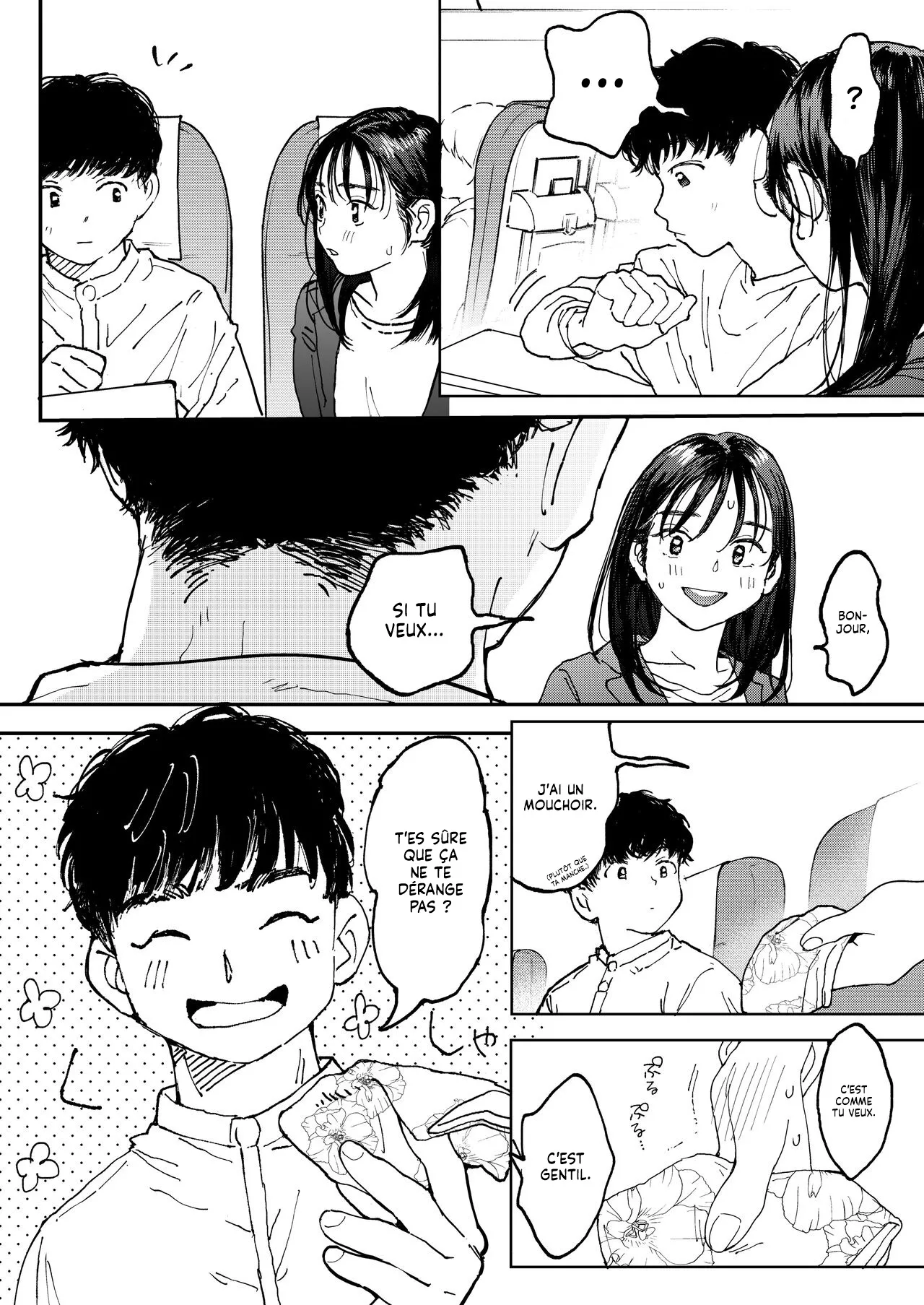 [Denbu Momo] Muramura OL-san wa Hikouki no Naka demo Seiyoku o Mitashitai | Une jeune Femme veut assouvir son Fantasme dans un avion [French] [Lopxi] [Digital] 画像番号 5