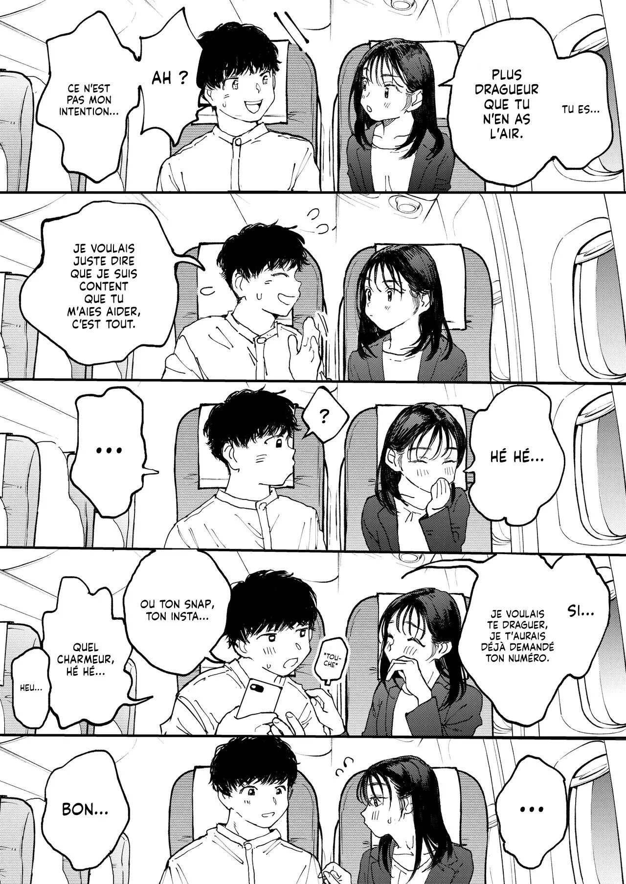 [Denbu Momo] Muramura OL-san wa Hikouki no Naka demo Seiyoku o Mitashitai | Une jeune Femme veut assouvir son Fantasme dans un avion [French] [Lopxi] [Digital] 画像番号 8