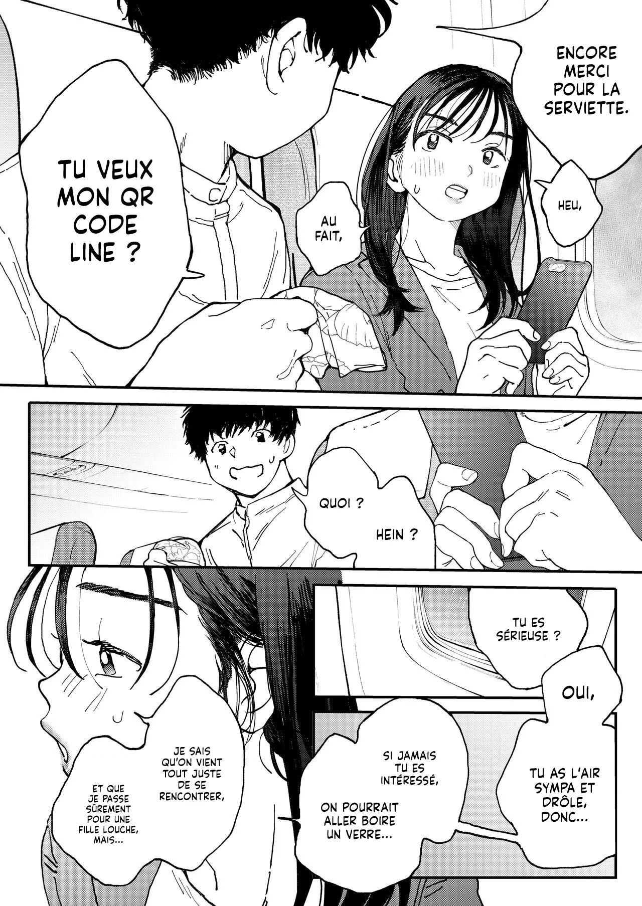 [Denbu Momo] Muramura OL-san wa Hikouki no Naka demo Seiyoku o Mitashitai | Une jeune Femme veut assouvir son Fantasme dans un avion [French] [Lopxi] [Digital] 画像番号 9