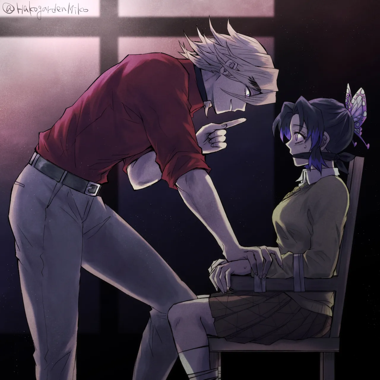 [Hamiko] Douma Sensei to Kousoku Isu Shinobu-chan no Houkago Ecchi (Kimetsu no Yaiba) | 도우마 선생님과 구속의자 시노부쨩의 방과 후 섹스 (귀멸의 칼날) [Korean] 图片编号 1