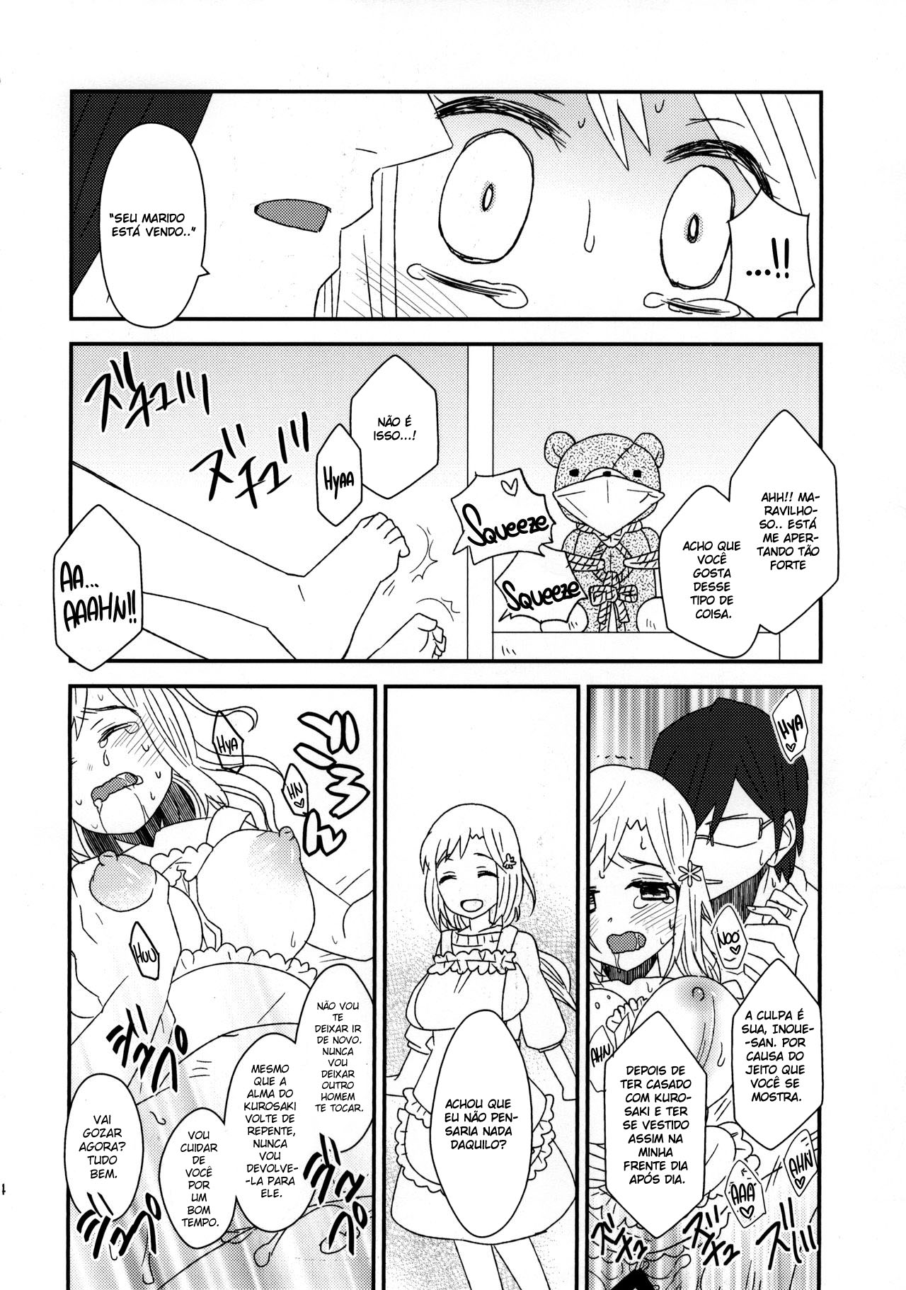 (C91) [Saishuuheiki Megane (Uniuni Usagi)] ReMarriage (Bleach) [Portuguese-BR] image number 14