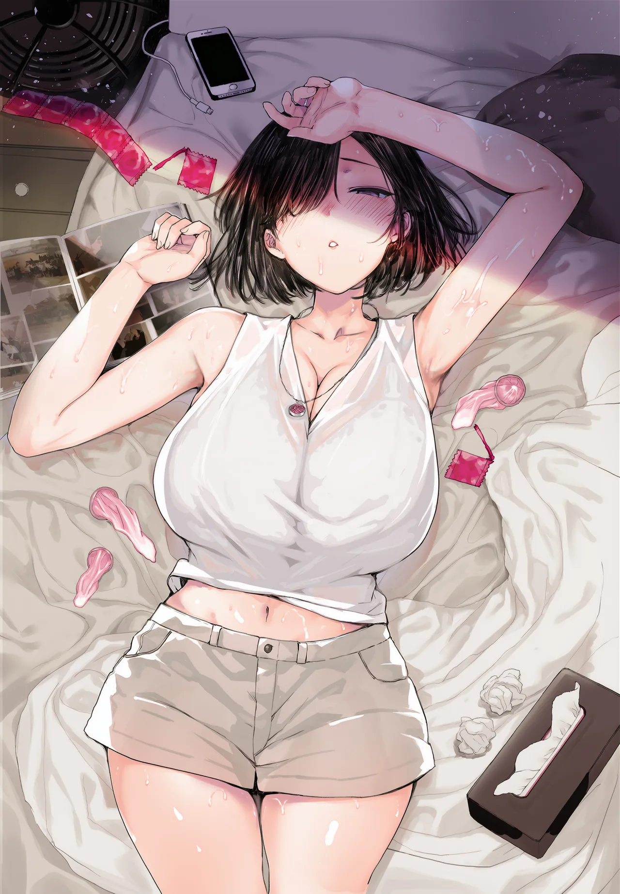 [Basutei Shower (Katsurai Yoshiaki)] Natsu, Tsuma no Sentaku… [Digital] [Korean] 图片编号 2