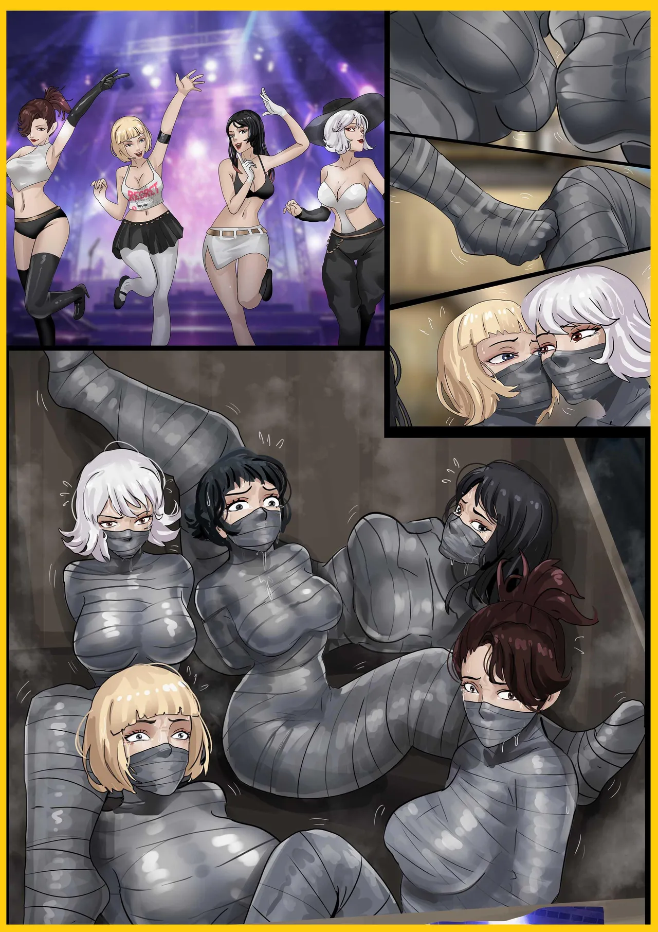 [King]超模女团被绑架成木乃伊 이미지 번호 1