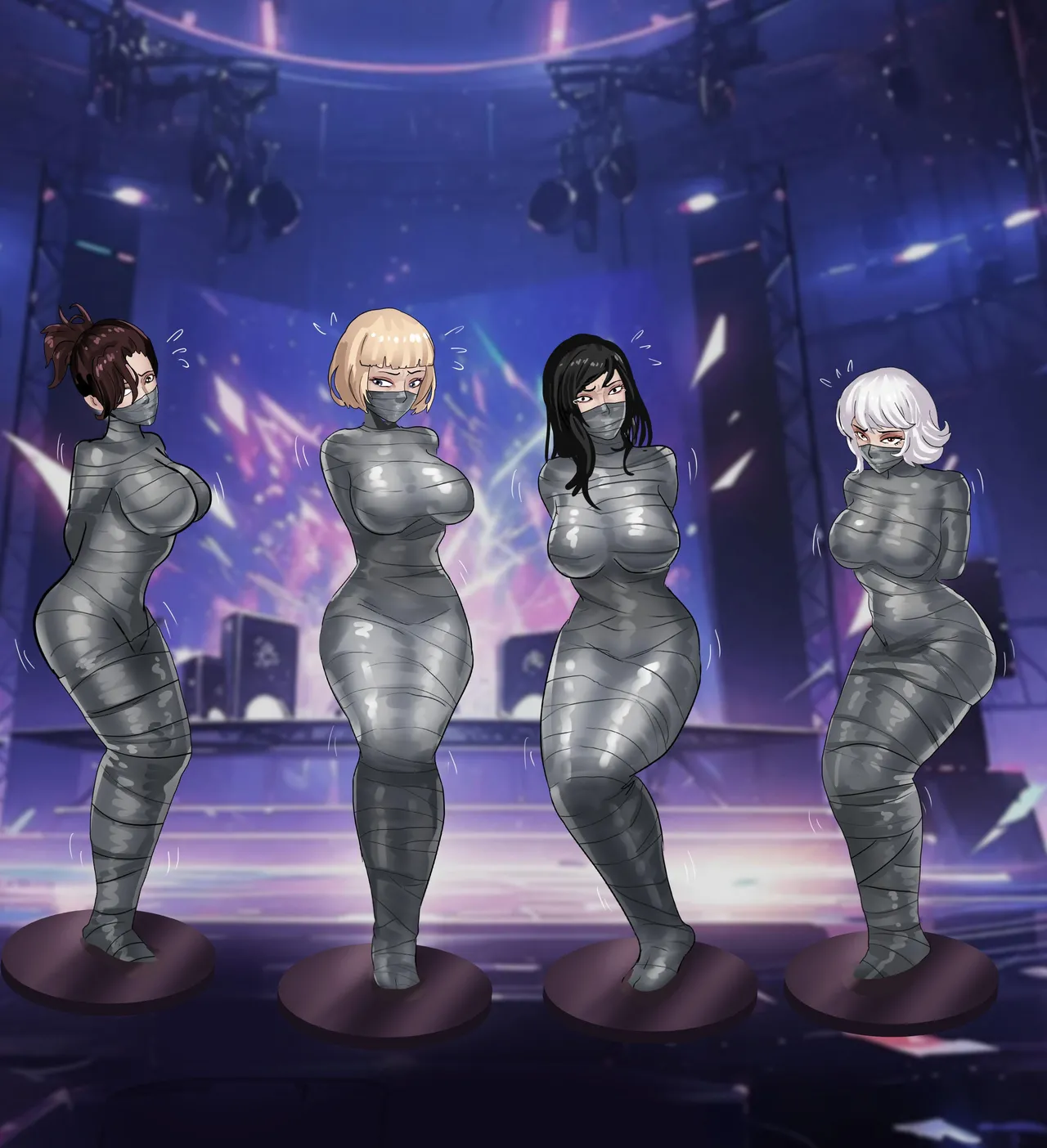 [King]超模女团被绑架成木乃伊02-身陷魔窟 изображение № 23