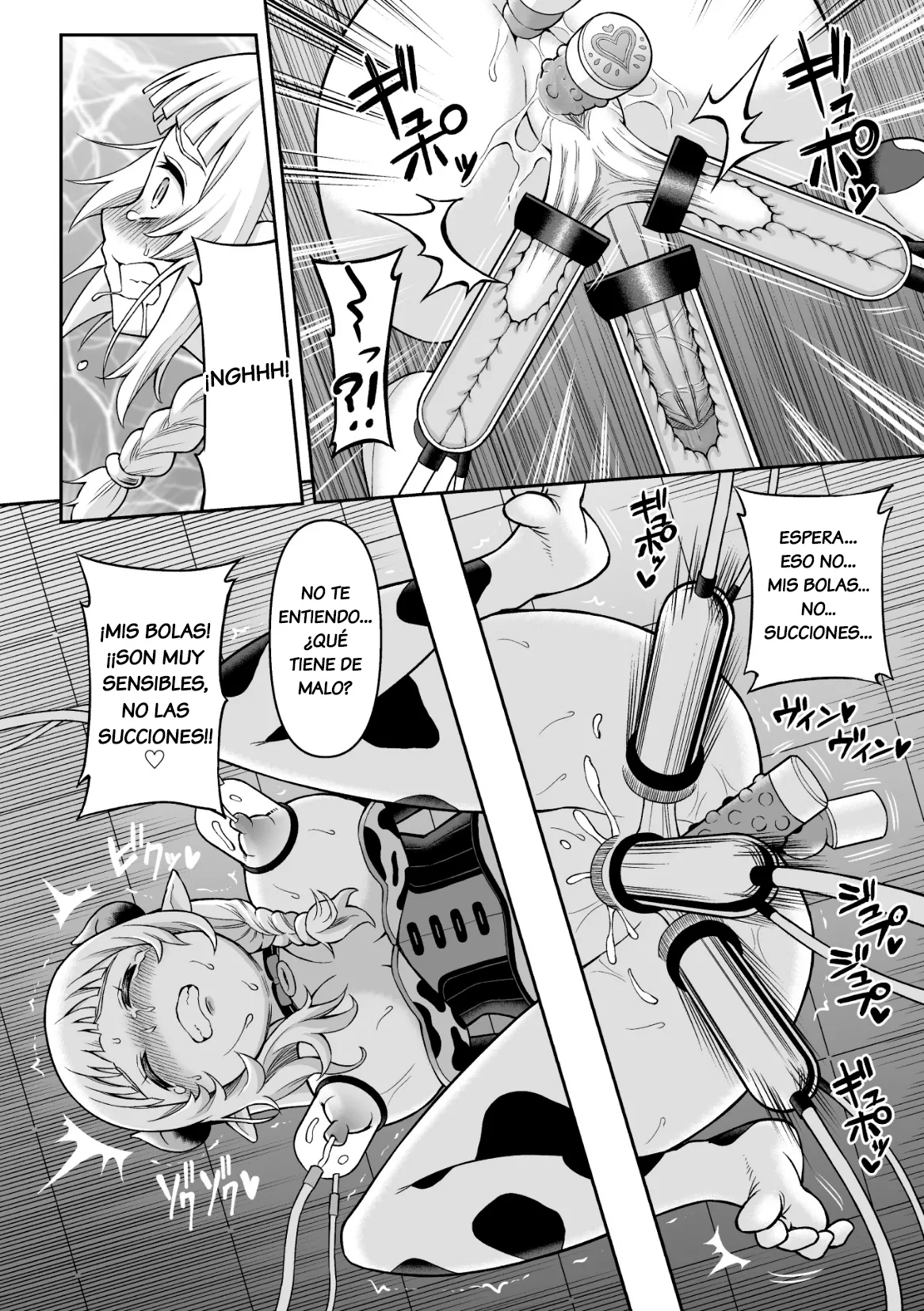 [Hitsumabushi] Ushi Musume no Kyousei Oschinpo Miruku | Ordeño Forzado del Pene de la Chica Vaca (2D Comic Magazine Futanari Kabe Sao Kabe Shiri Futanari Heroine Sakusei Iki Jigoku! Vol. 1) [Spanish] [Salchitraductor] [Decensored] [Digital] numero di immagine  18