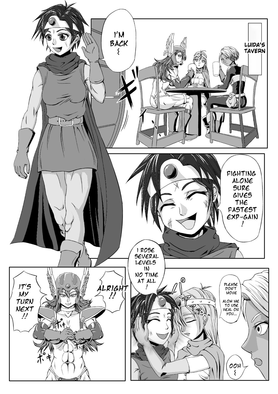 [Tick (Tickzou)] Onna Senshi ∞ Mudhand Jigoku | Female Warrior~ Mudhand Hell (Dragon Quest III) [English] [Digital] numero di immagine  3