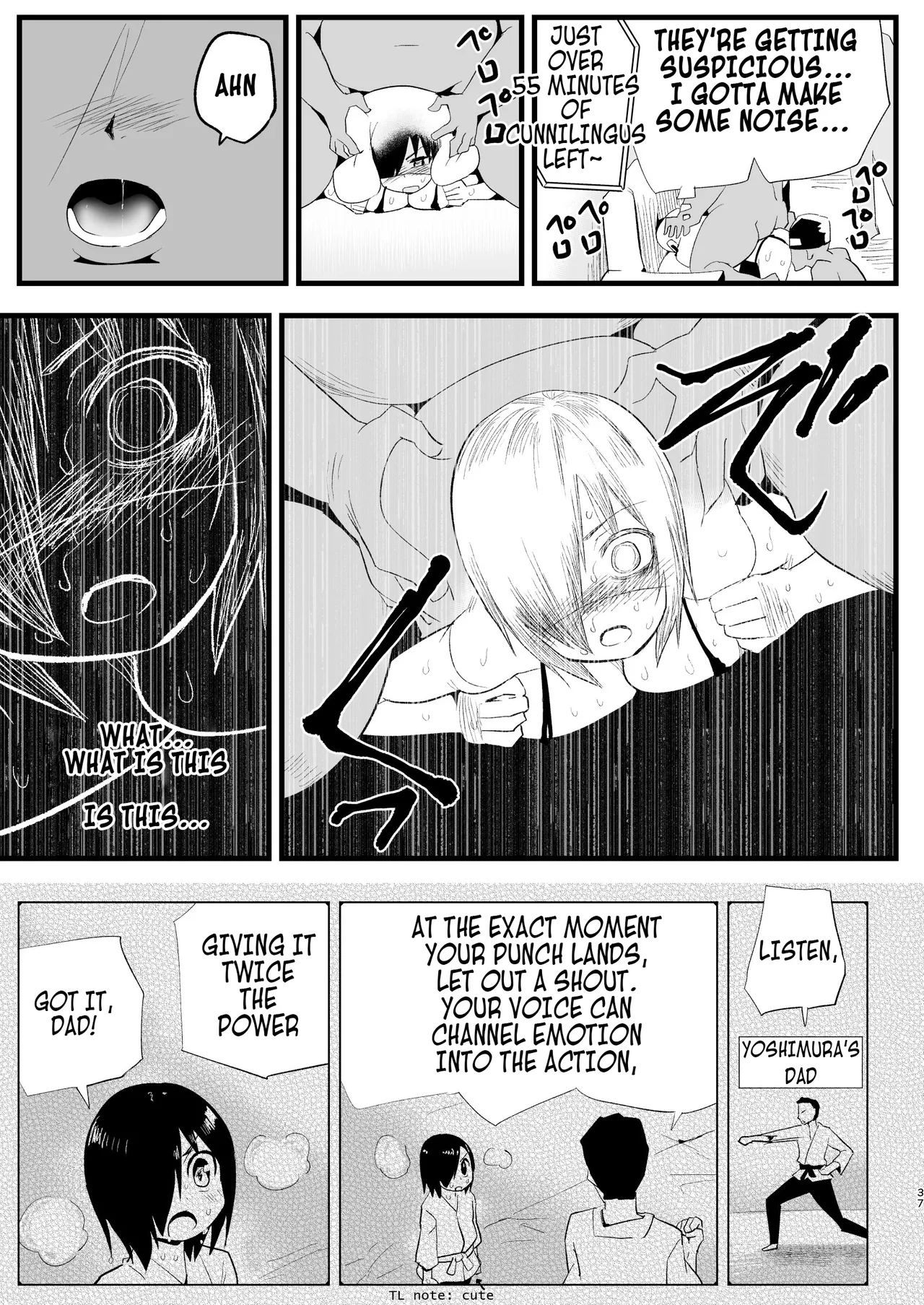 [OTOREKO (Toilet Komoru)] Machigatte AV no Satsuei Genba ni Kita Yoshimura-san! | Yoshimura-san Accidentally Walks Onto an AV Set! [English] Bildnummer 36