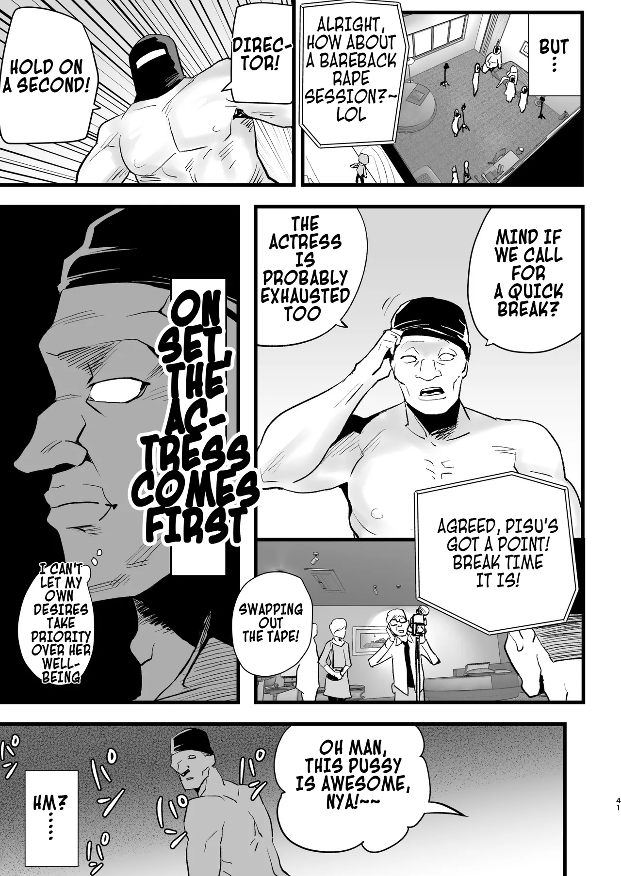 [OTOREKO (Toilet Komoru)] Machigatte AV no Satsuei Genba ni Kita Yoshimura-san! | Yoshimura-san Accidentally Walks Onto an AV Set! [English] Bildnummer 40