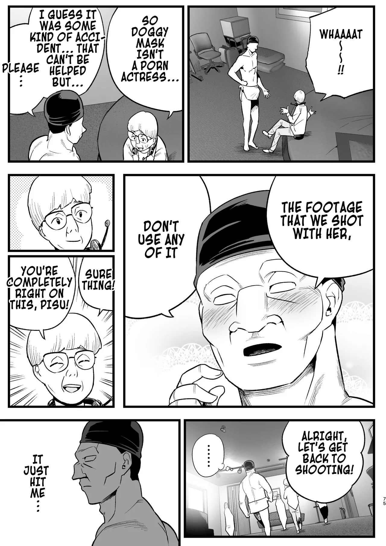 [OTOREKO (Toilet Komoru)] Machigatte AV no Satsuei Genba ni Kita Yoshimura-san! | Yoshimura-san Accidentally Walks Onto an AV Set! [English] Bildnummer 74