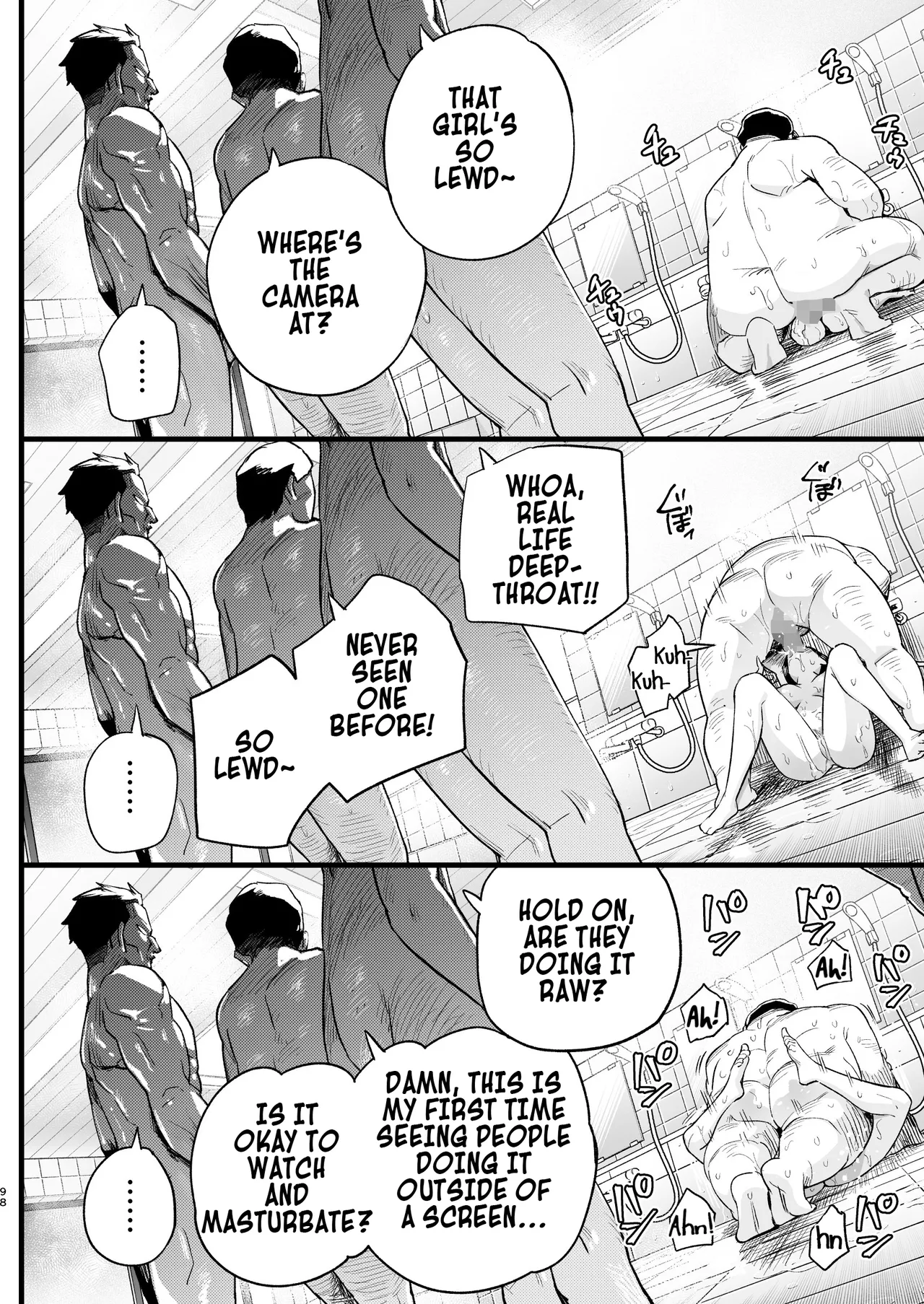 [OTOREKO (Toilet Komoru)] Machigatte AV no Satsuei Genba ni Kita Yoshimura-san! | Yoshimura-san Accidentally Walks Onto an AV Set! [English] Bildnummer 97