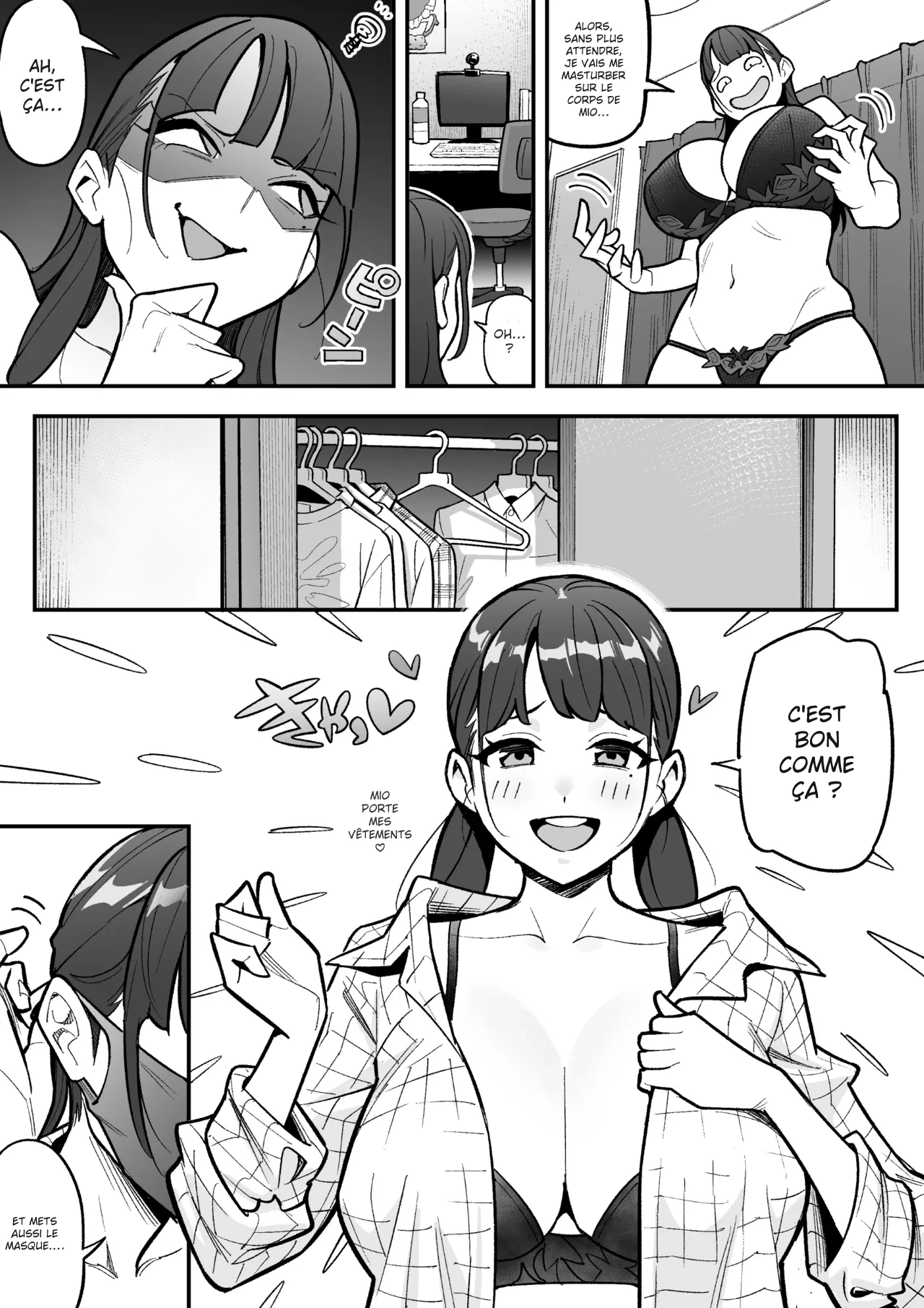 [Hyoui Lover (Ame no Machi)] Kyoku Ana no Ano Ko o Nottotta Ore ~Gamen no Mukou ni Atta Gokujou Body o Suki Houdai suru Hanashi~ [French] [Digital] изображение № 16