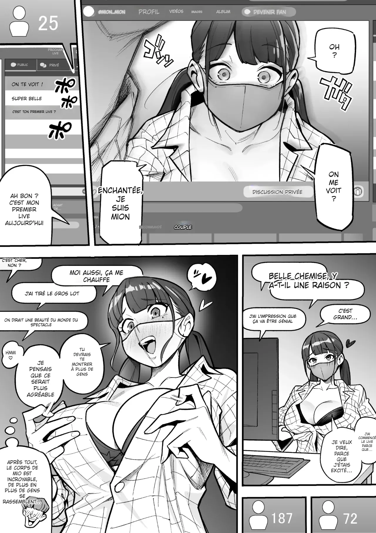 [Hyoui Lover (Ame no Machi)] Kyoku Ana no Ano Ko o Nottotta Ore ~Gamen no Mukou ni Atta Gokujou Body o Suki Houdai suru Hanashi~ [French] [Digital] изображение № 17