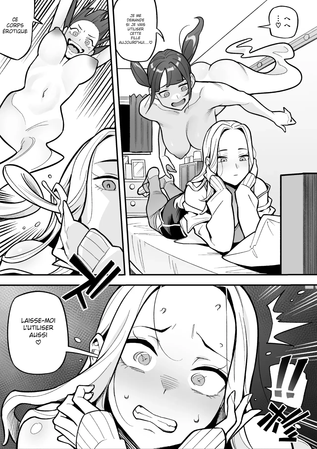 [Hyoui Lover (Ame no Machi)] Kyoku Ana no Ano Ko o Nottotta Ore ~Gamen no Mukou ni Atta Gokujou Body o Suki Houdai suru Hanashi~ [French] [Digital] изображение № 44