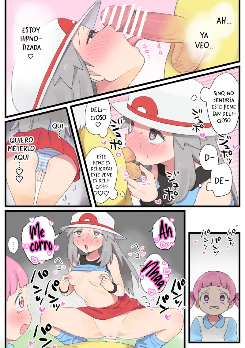 [Hiiragi] Mayo-Chan Wo Tasuke Ni Itte Roriipaa Ni Saimin Reipu Sareru Riifu - Leaf fue hipnotizada por un Hypno (Pokémon) [Español] [Traducciones necesarias] [Digital] [Ongoing] image number 3