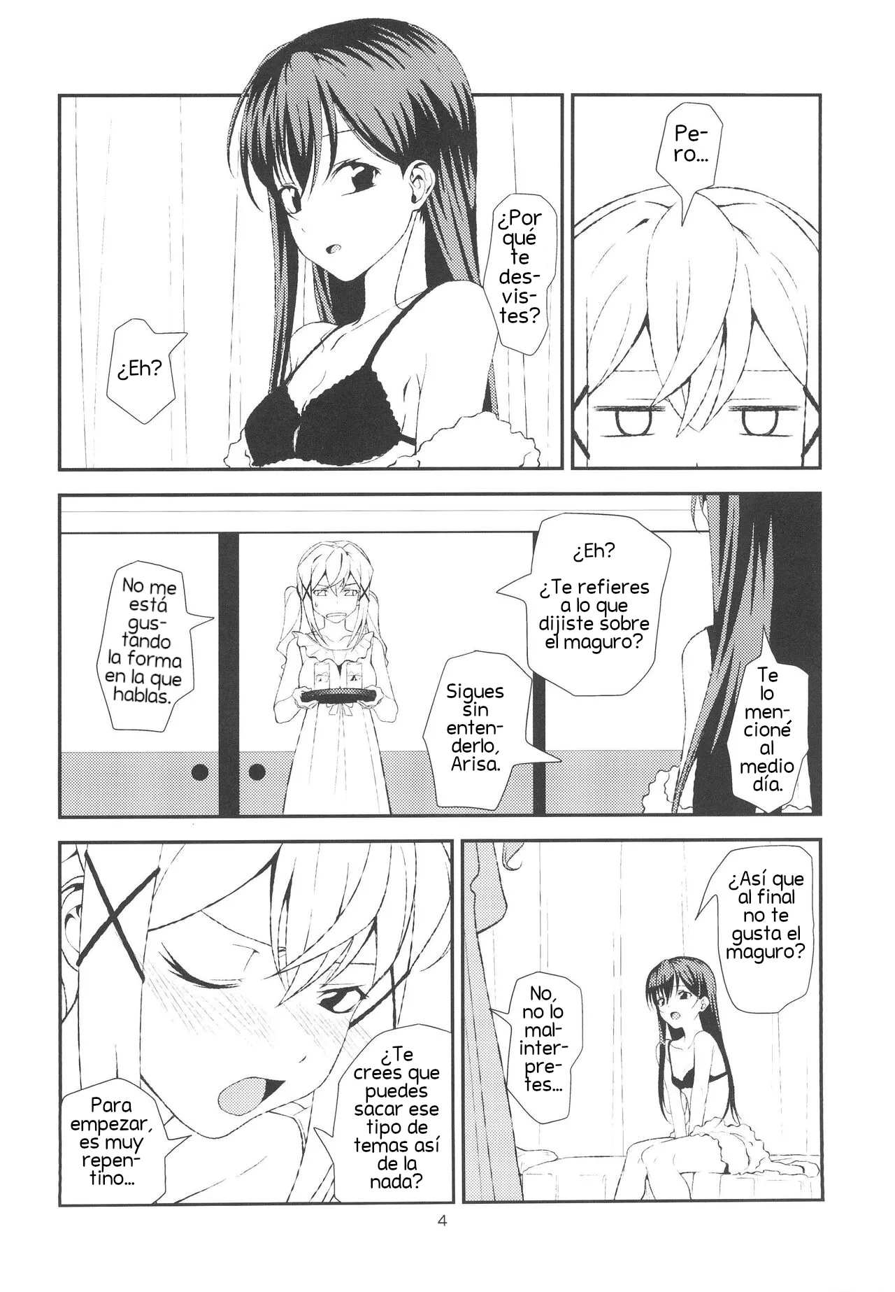 (CT34) [Inu mo Arukeba Bou mo Aruku (mototenn)] Fish or Rabbit (BanG Dream!) [Spanish] [Hina Posting] изображение № 3