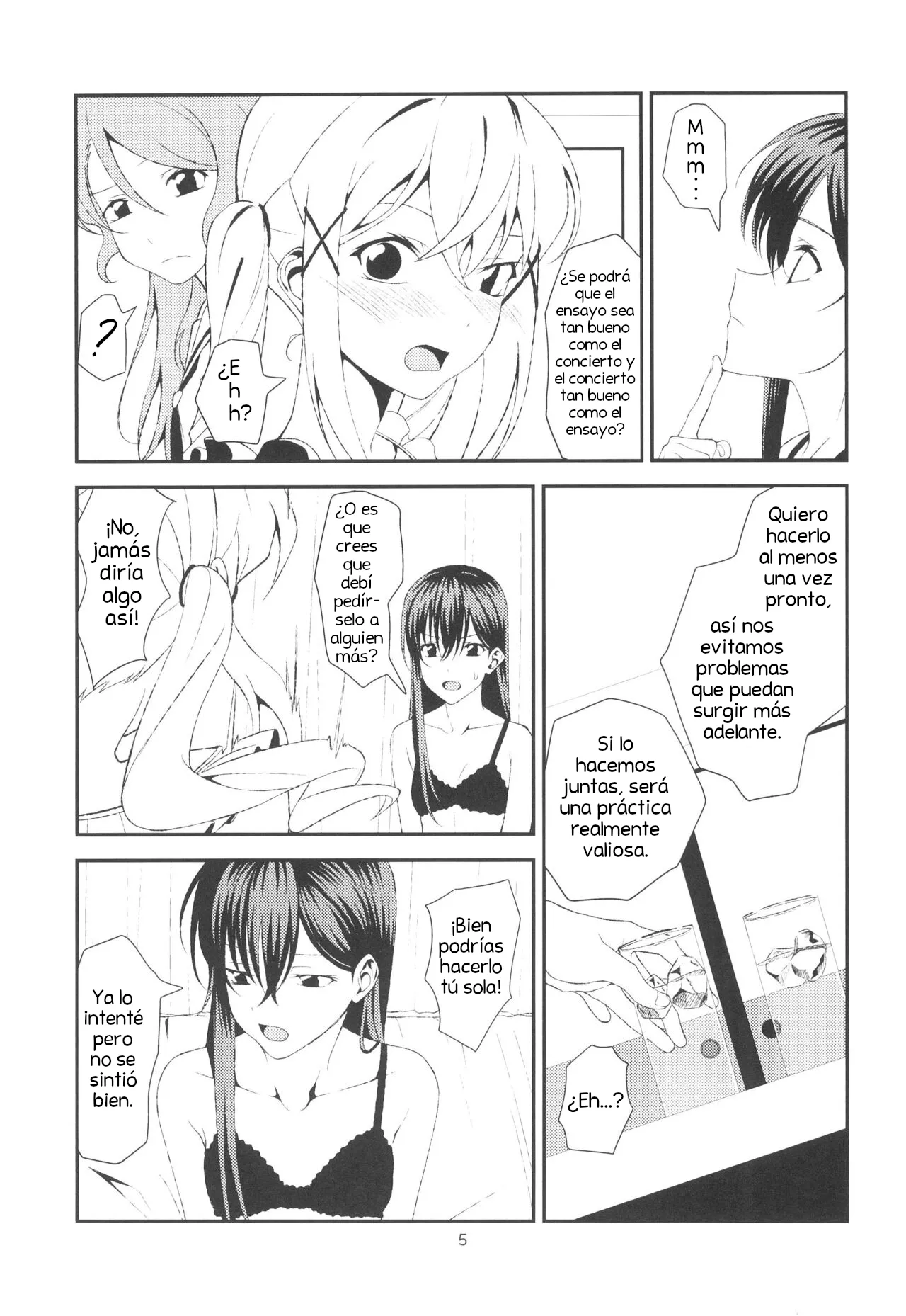 (CT34) [Inu mo Arukeba Bou mo Aruku (mototenn)] Fish or Rabbit (BanG Dream!) [Spanish] [Hina Posting] изображение № 4