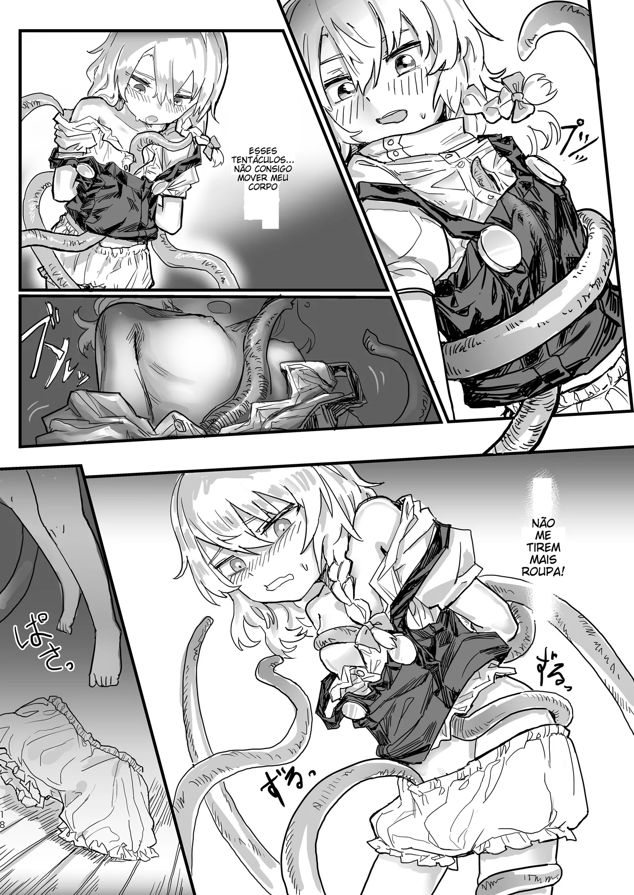 [Hakonnbu Kitamaebune (Hakonnbu)] Marisa ga Boushi ni Taberarete (Touhou Project) [Digital] [Portuguese-BR] (TR-241) 图片编号 19