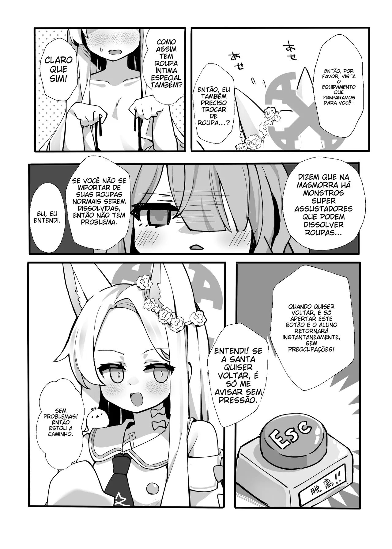 [TrinkeT (Karaage3)] Zako Mob Taoshite Leveling Shitakatta dake nanda ga... | (Blue Archive) [Portuguese-BR] (TR-246) [Digital] Bildnummer 6