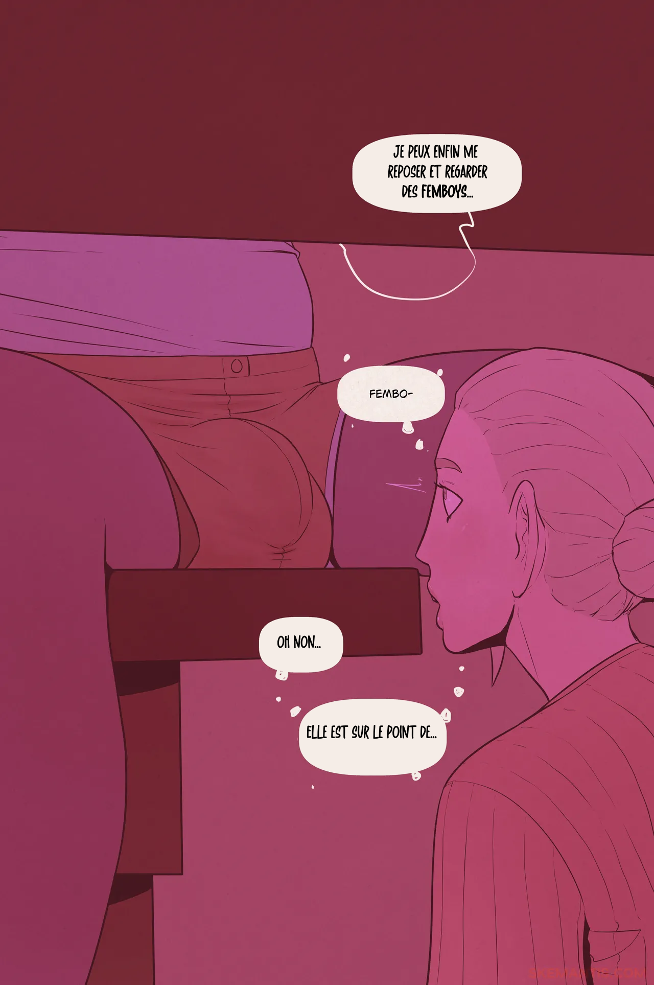 [Skemantis] Tyler at sleepover part.1 (French translation) 9eme image