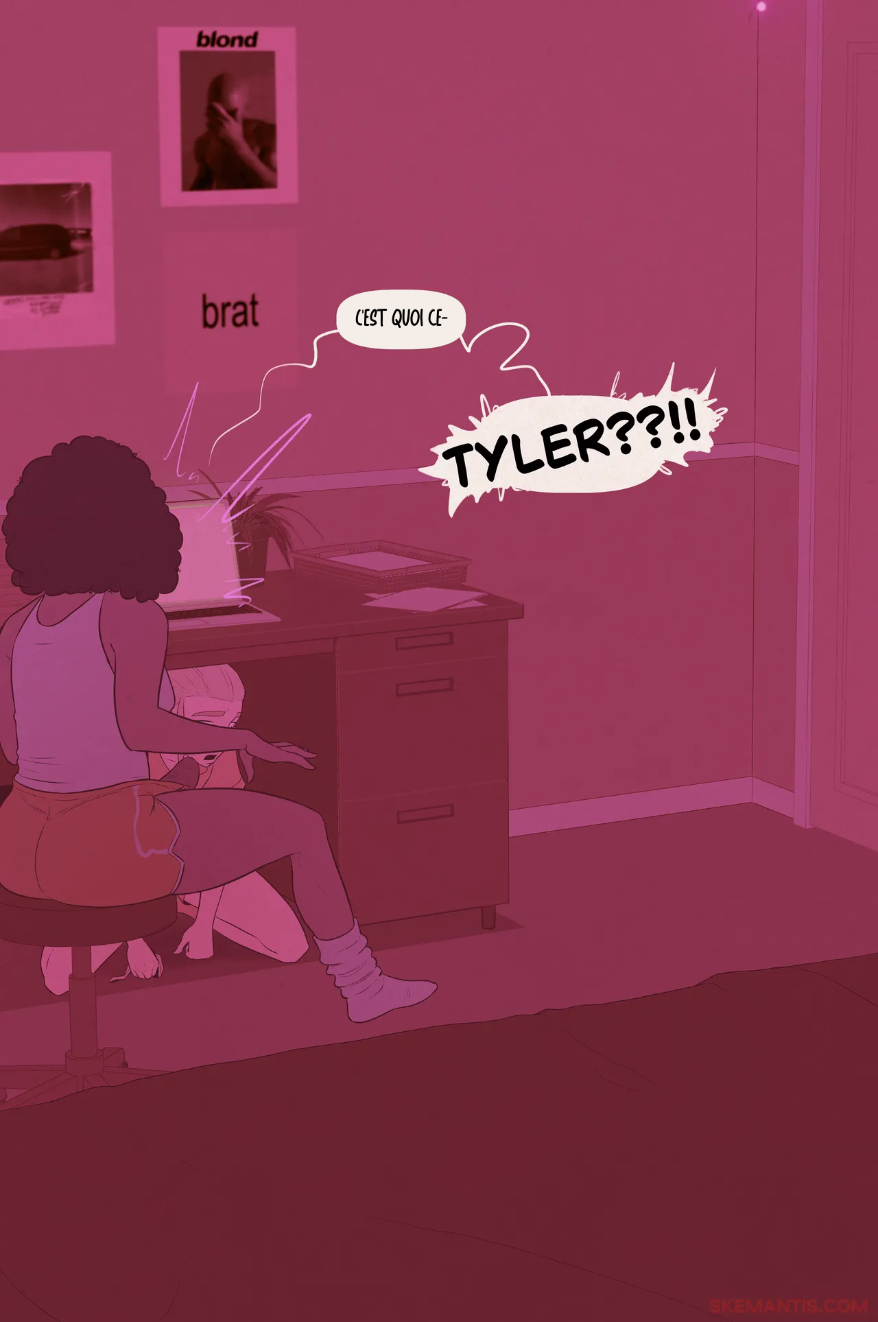 [Skemantis] Tyler at sleepover part.1 (French translation) 17eme image
