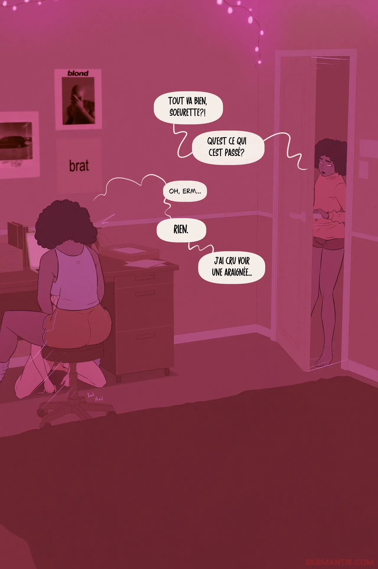 [Skemantis] Tyler at sleepover part.1 (French translation) 19eme image