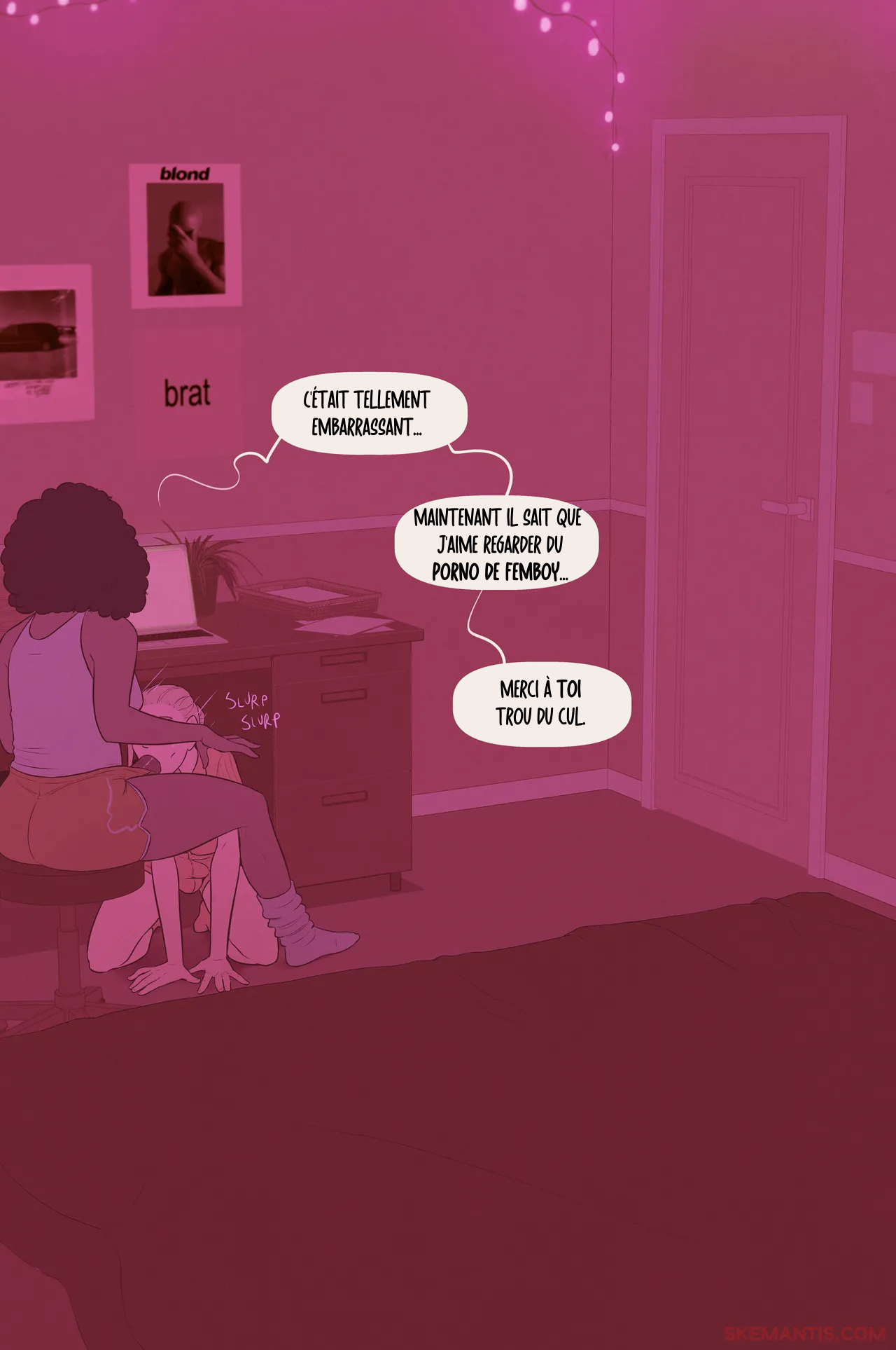 [Skemantis] Tyler at sleepover part.1 (French translation) 22eme image