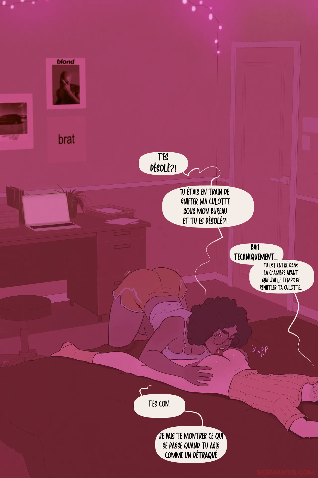 [Skemantis] Tyler at sleepover part.1 (French translation) 24eme image