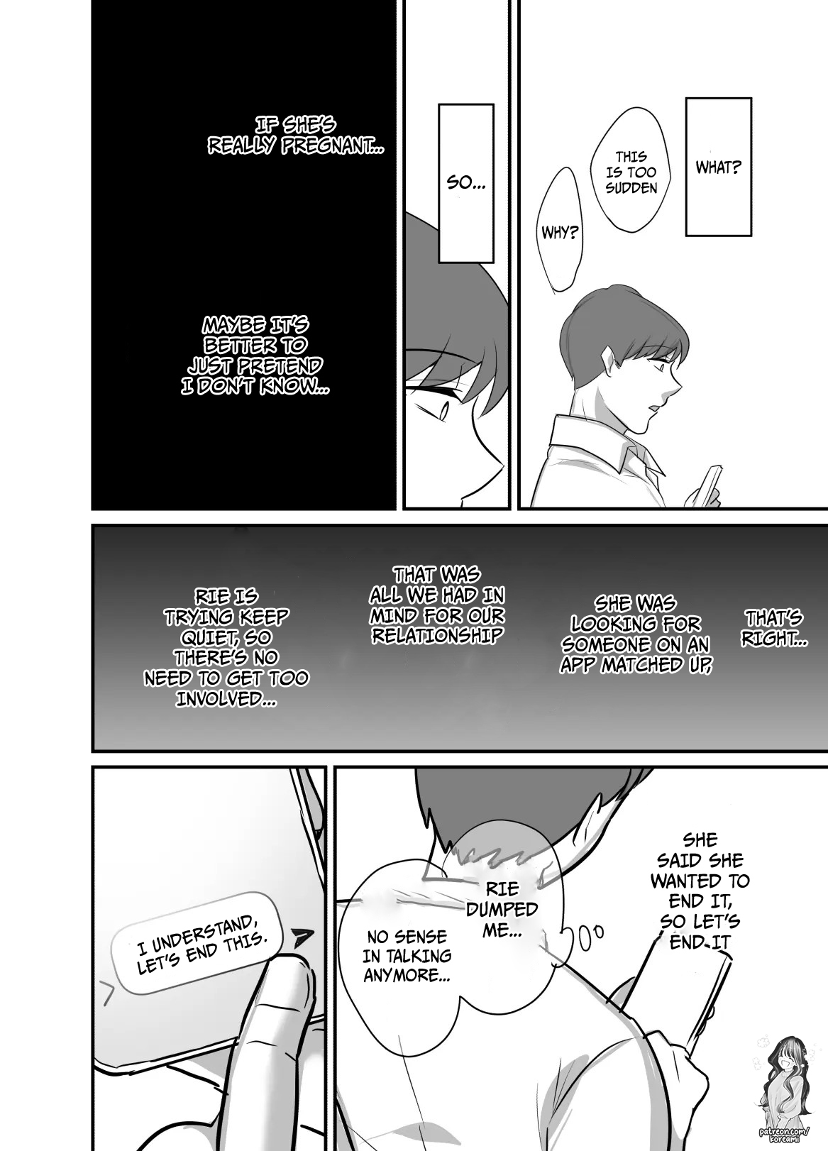 [Botamochi] Masaka Ano Oni Joushi ga Ore no SeFri ni Naru nante... 4 ~ Oni Joushi to Kokoro to Karada Kasaneru Jun'ai Kekkon Shoya | I never thought that diabolical boss would become my sex friend 4 [English] image number 34