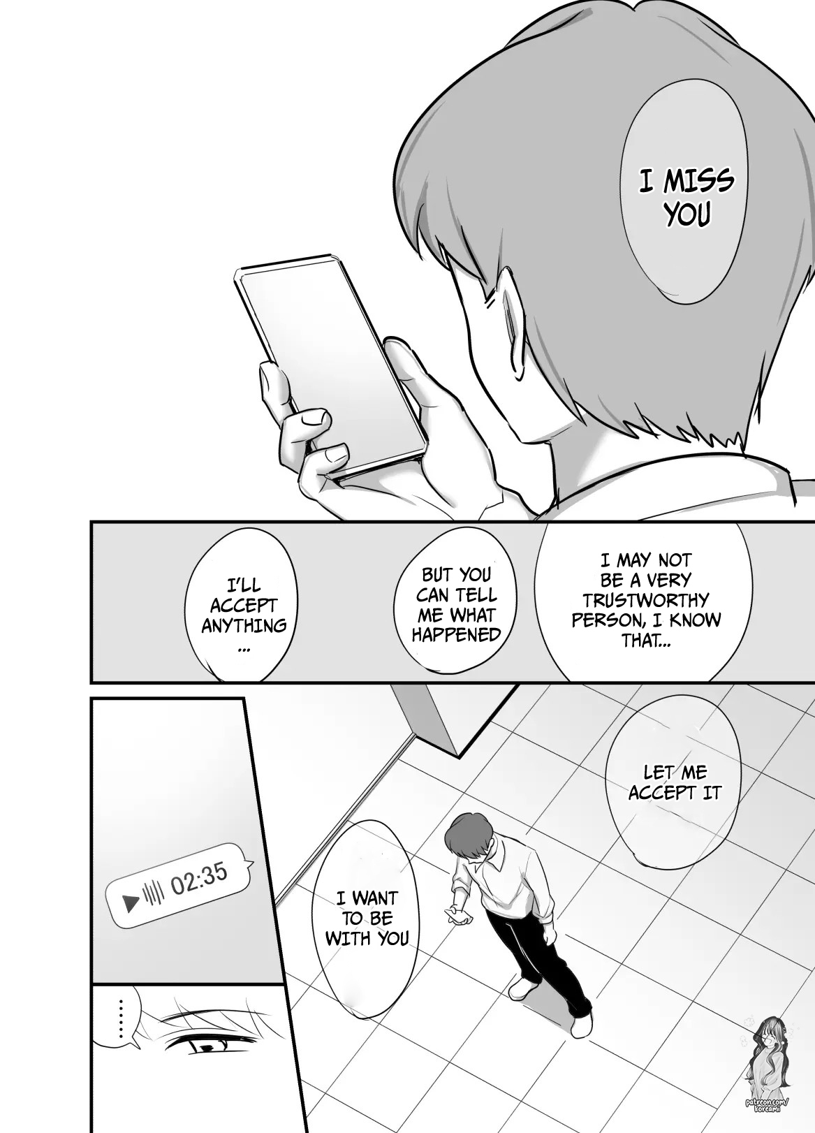 [Botamochi] Masaka Ano Oni Joushi ga Ore no SeFri ni Naru nante... 4 ~ Oni Joushi to Kokoro to Karada Kasaneru Jun'ai Kekkon Shoya | I never thought that diabolical boss would become my sex friend 4 [English] image number 37