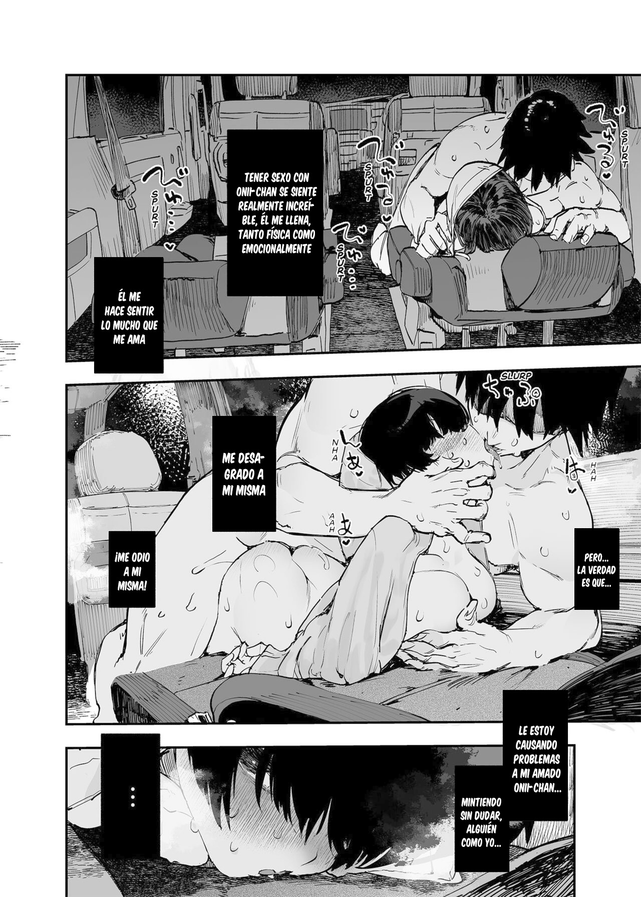 [Hyoco Road (Hyocorou)] Ichinengo, Ore no Ko o Haramu Imouto no Kiroku. 2 - Este es un registro de cómo mi hermana concibió a mi hijo. 2 [Español] [Traducciones necesarias] [Sin Censura] [Digital] imagen número 43