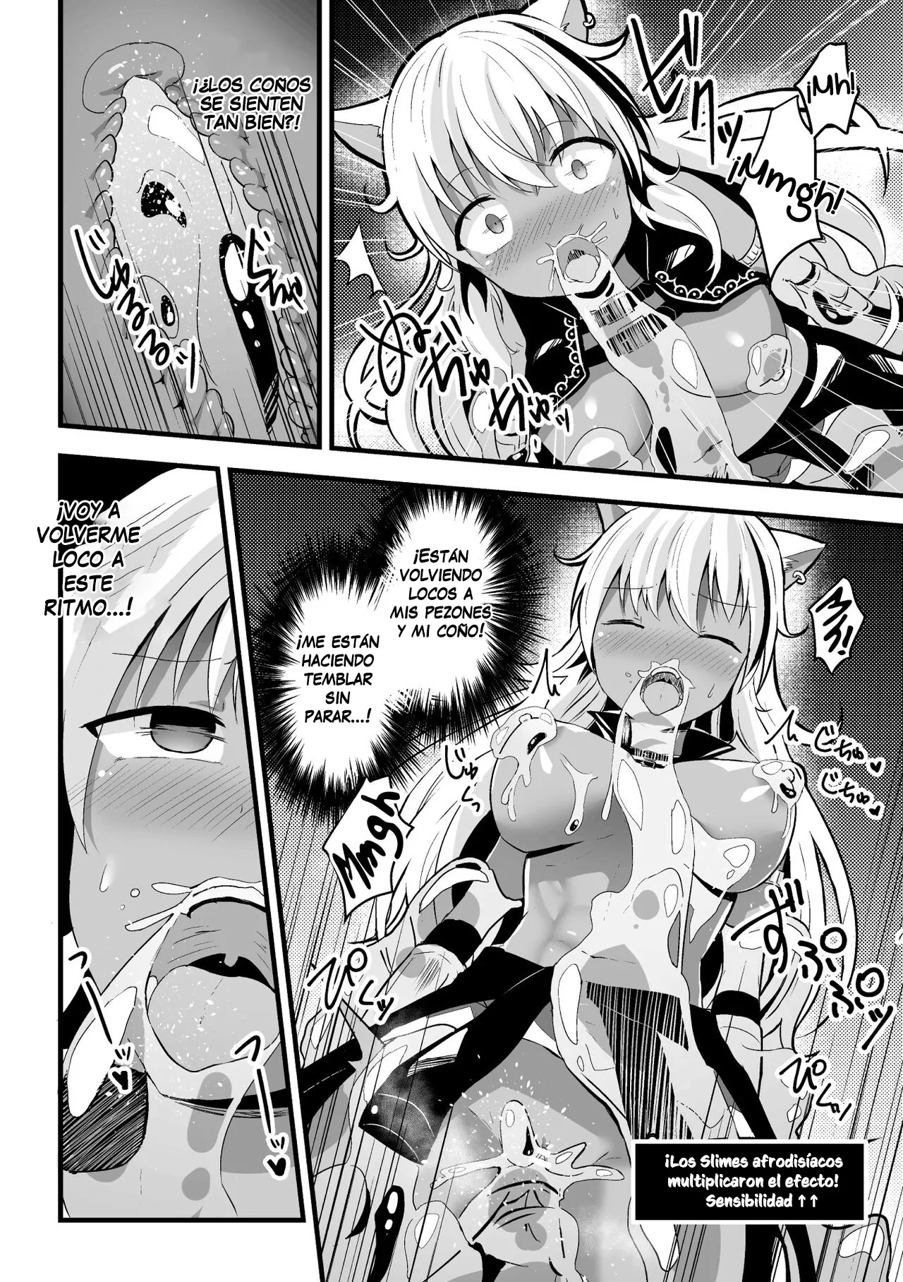 [Bangetsu Setsuka] Woof! Woof! Fall! - The Bitch-Transformation Dungeon Trap [Spanish] [TF Scans] Bildnummer 8