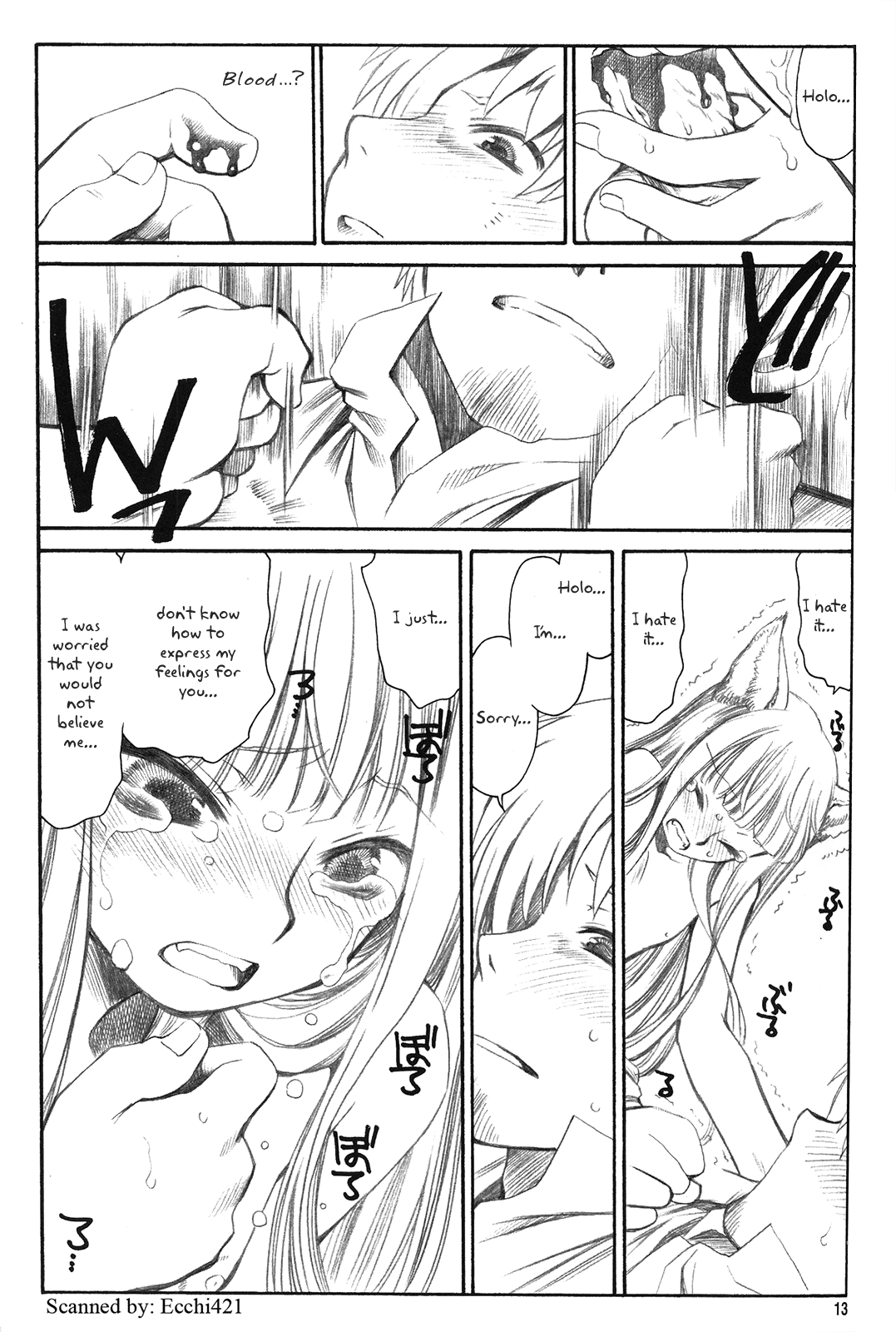 (C72) [Emode (Sanada Rin)] Shiawase o Ushinau Naraba Kinyoku Nado Gu no Kocchou (Spice and Wolf) [English] numero di immagine  12
