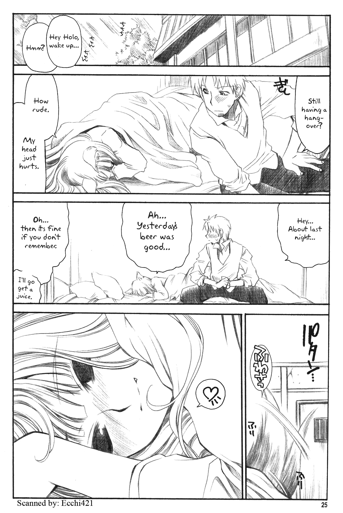 (C72) [Emode (Sanada Rin)] Shiawase o Ushinau Naraba Kinyoku Nado Gu no Kocchou (Spice and Wolf) [English] numero di immagine  24