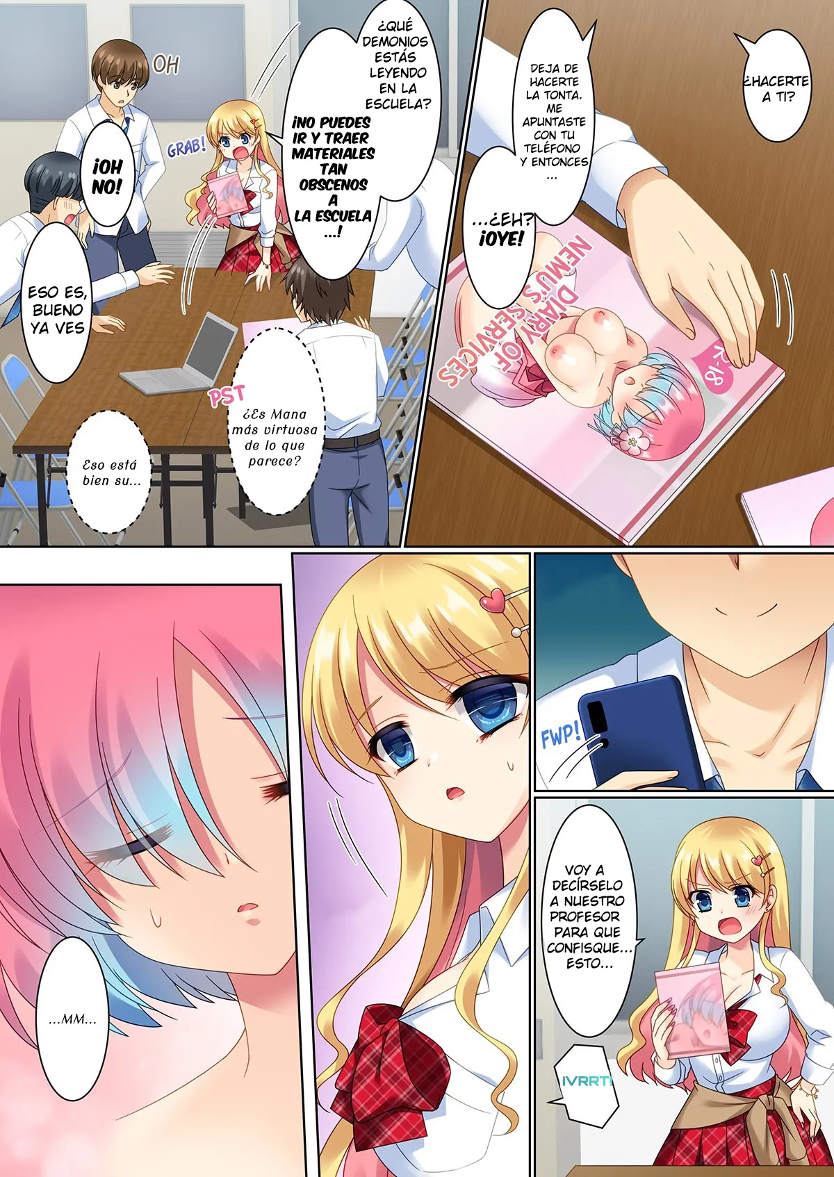 [TSF no F (Kagura Kurumi)] CosChan! Cosplay Gal ni Kaerareta Boku | Cos-change! [Spanish] [TF Scans] image number 17