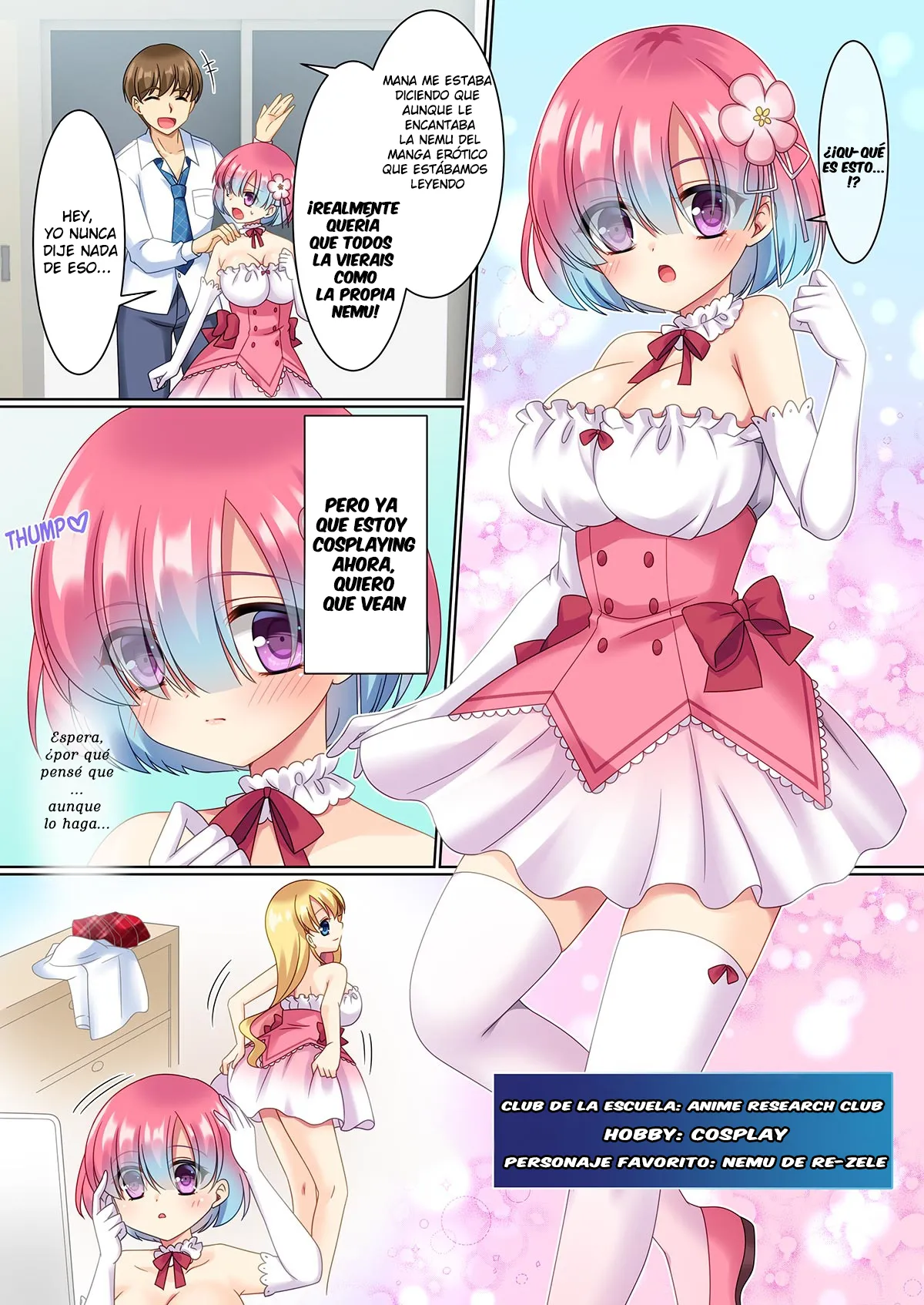 [TSF no F (Kagura Kurumi)] CosChan! Cosplay Gal ni Kaerareta Boku | Cos-change! [Spanish] [TF Scans] image number 18