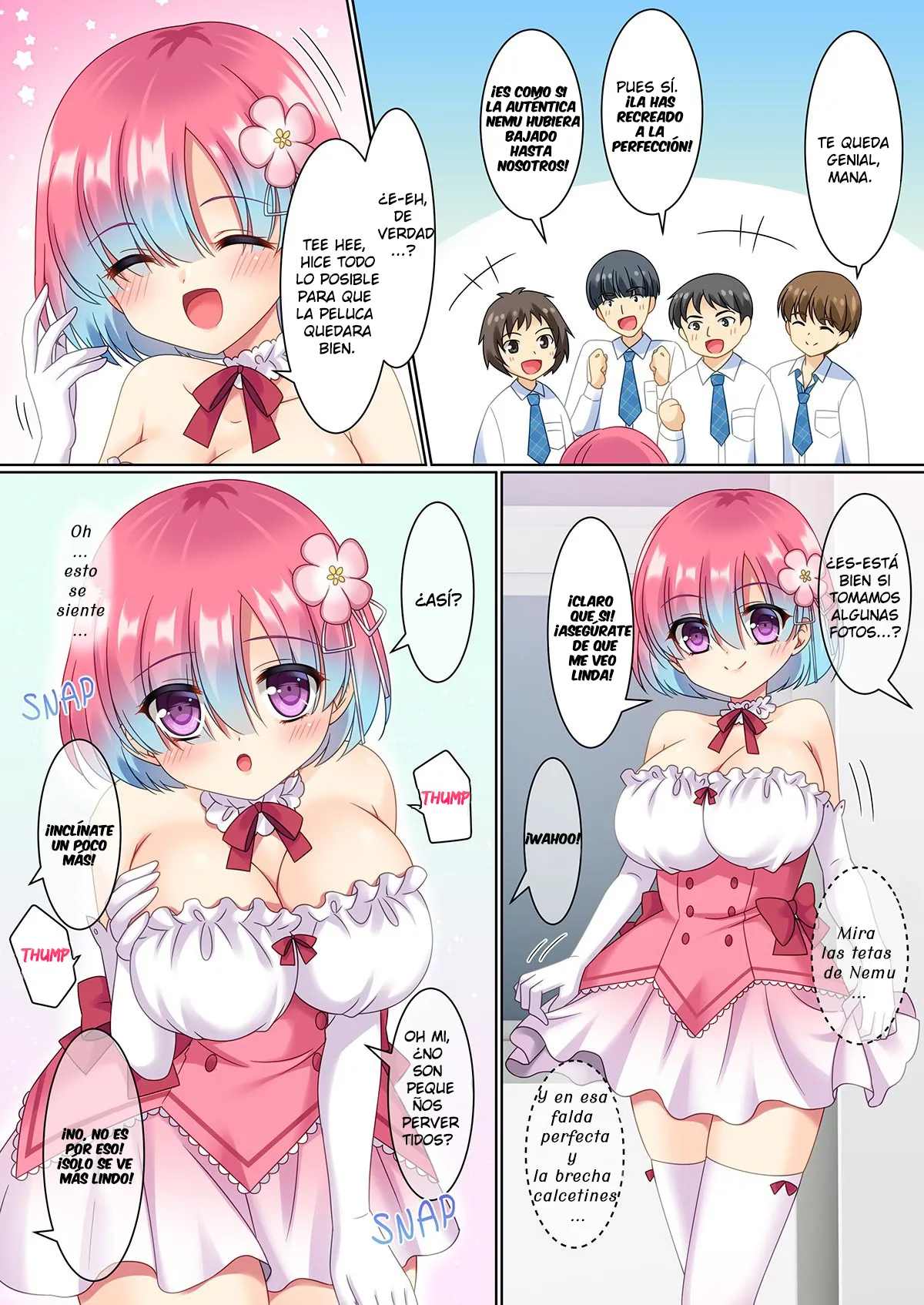 [TSF no F (Kagura Kurumi)] CosChan! Cosplay Gal ni Kaerareta Boku | Cos-change! [Spanish] [TF Scans] image number 19