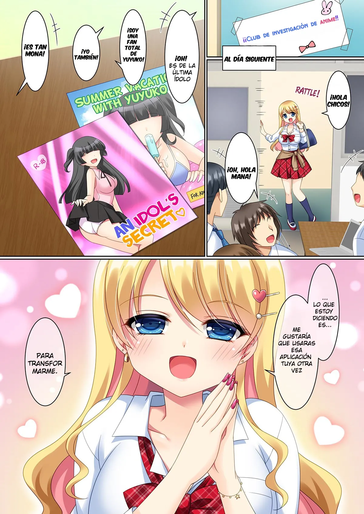 [TSF no F (Kagura Kurumi)] CosChan! Cosplay Gal ni Kaerareta Boku | Cos-change! [Spanish] [TF Scans] image number 32