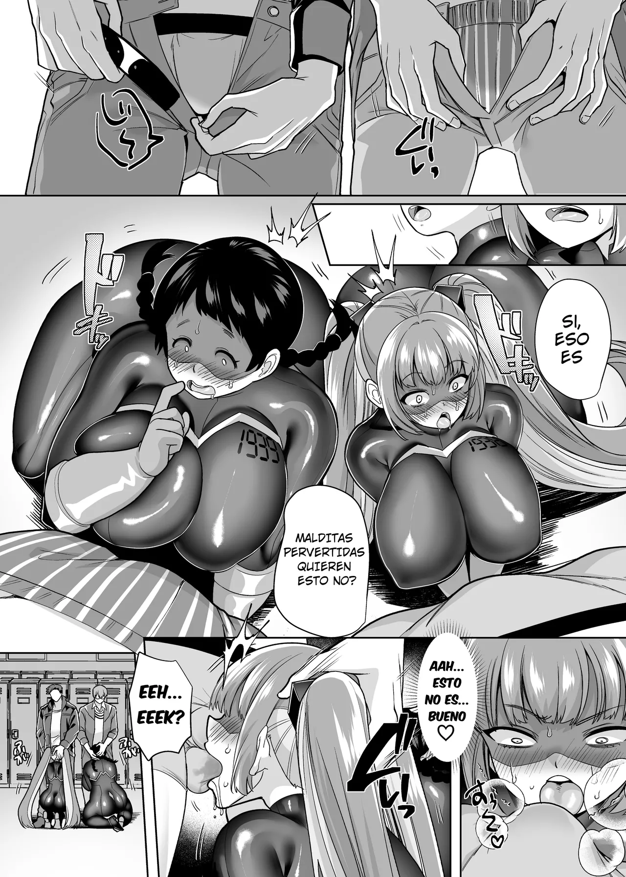 [Amuai Okashi Seisakusho (Kouji, Kikkomuhito)] Hero ♂ ⇔ Hentai Zako Sentouin ♀ [Spanish] [TF Scans] imagen número 19