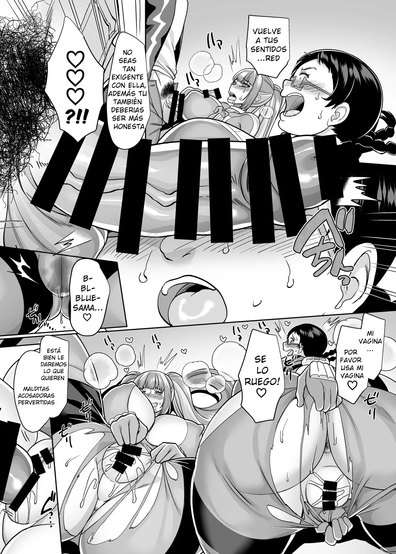 [Amuai Okashi Seisakusho (Kouji, Kikkomuhito)] Hero ♂ ⇔ Hentai Zako Sentouin ♀ [Spanish] [TF Scans] imagen número 33