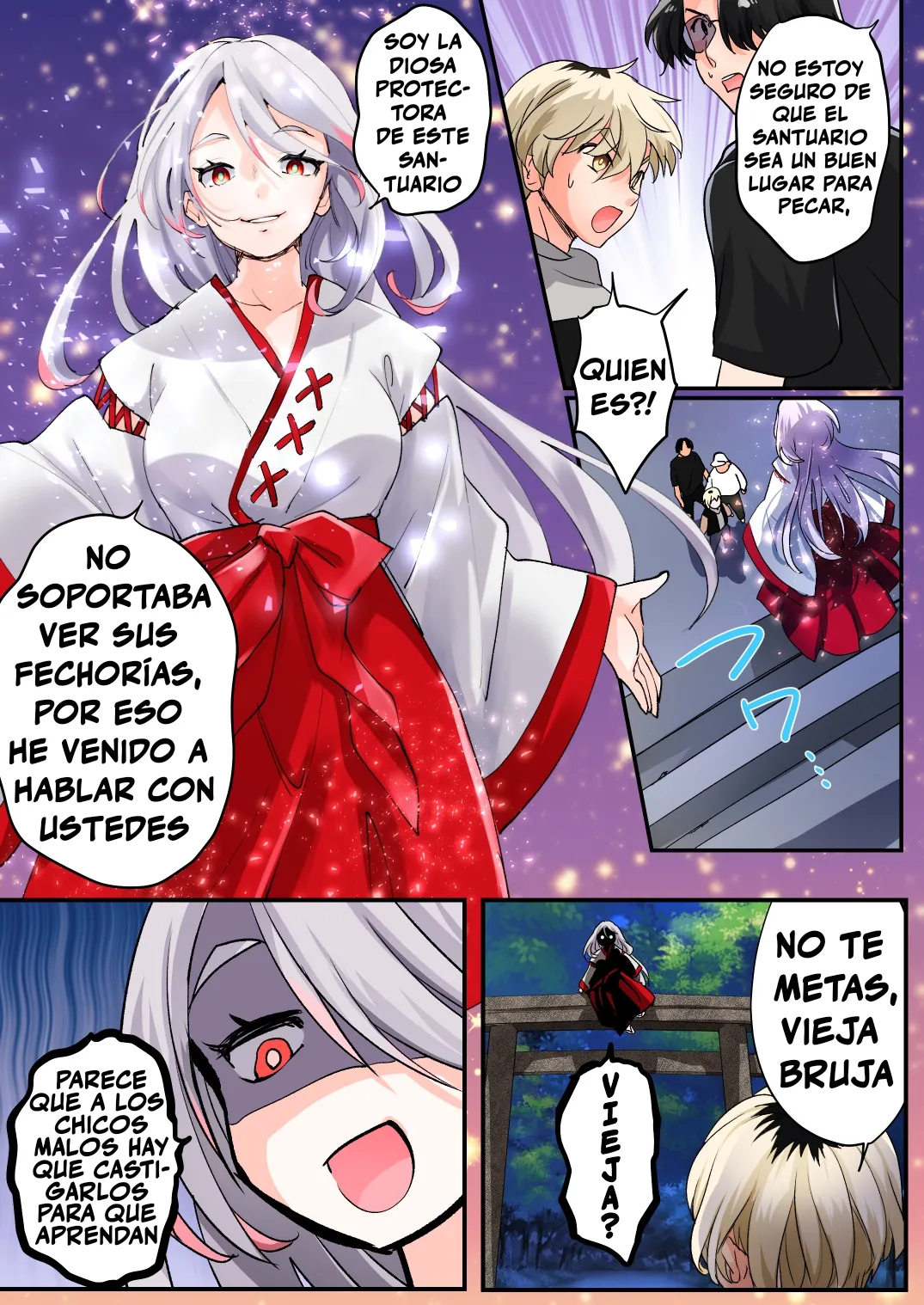 [Amuai Okashi Seisakusho (Kaiware Daikon, Tsukumaru)] Mukui wa TS Shinbatsu! Furyou Shounen-tachi no Matsuro [Spanish] [TF Scans] numero di immagine  5