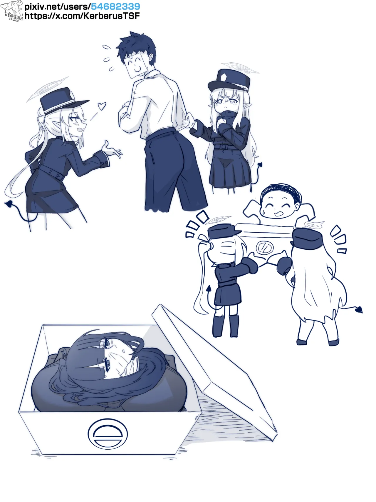 [Kerberus] Sensei & 調月リオ (Skinsuit) 图片编号 1