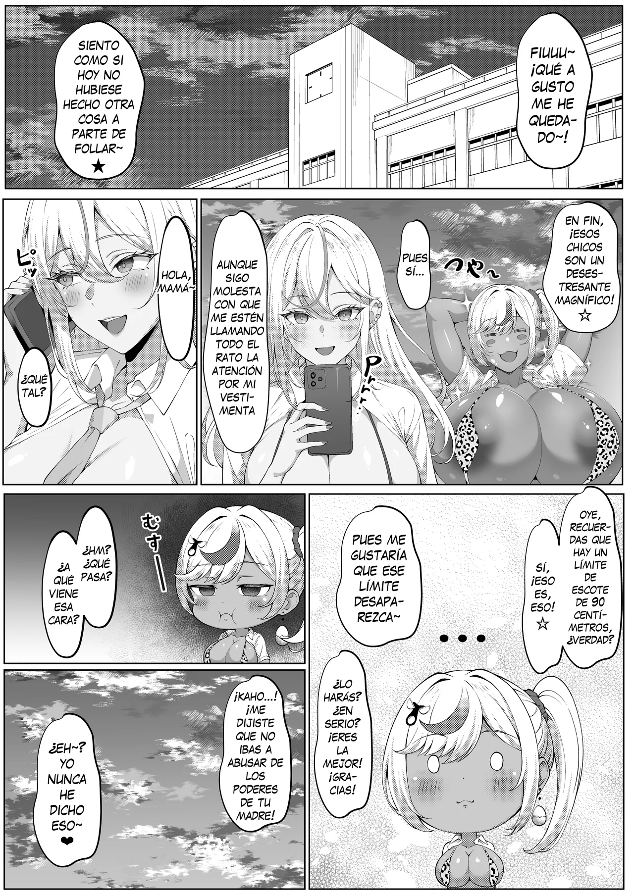 [Byururun ★ Youkeijou (Beruru)] La pervertida Vida Cotidiana de Suzu-chan ~Una futanari gyaru con un pollón~ | Dekachin Futanari Gyaru ~Suzu-chan no Chii Nichijou~ [Digital] [Spanish] [TMF] 图片编号 43