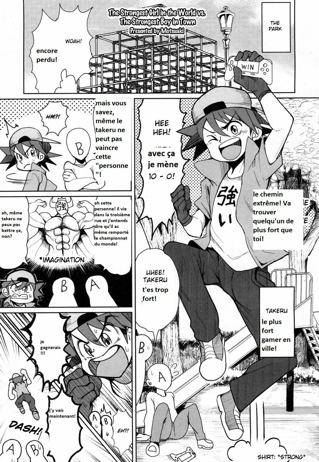 [Motsuaki] Sekai Saikyou no Onna VS Chounai Saikyou no Shounen  The Strongest Girl in the World vs. The Strongest Boy in Town (Girls for M Vol. 15) [French] [Babouh65] [Digital] изображение № 1