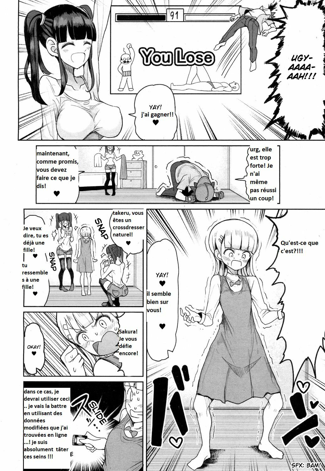 [Motsuaki] Sekai Saikyou no Onna VS Chounai Saikyou no Shounen  The Strongest Girl in the World vs. The Strongest Boy in Town (Girls for M Vol. 15) [French] [Babouh65] [Digital] изображение № 4