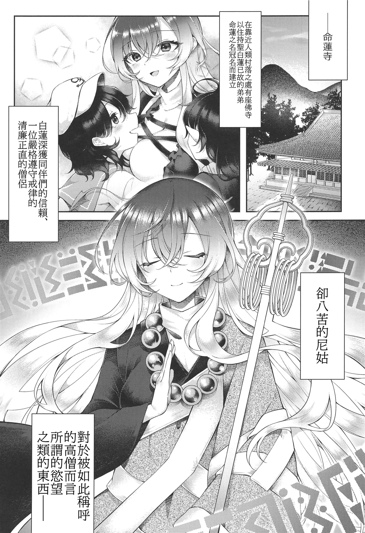 (C106) [Hakugyoku Aquarea (Hakugi)] Hijiri Amagimi no Air Myouren | 聖尼姑的空想命蓮 (Touhou Project) [Chinese] [禁漫漢化組] imagen número 2