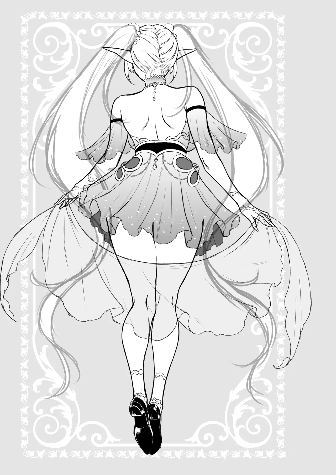 悠久の娼エルフ6 〈夢幻〉過去編Ⅰ (オリジナル) [DL版] [无修正] [佐宗棠个人汉化] image number 33